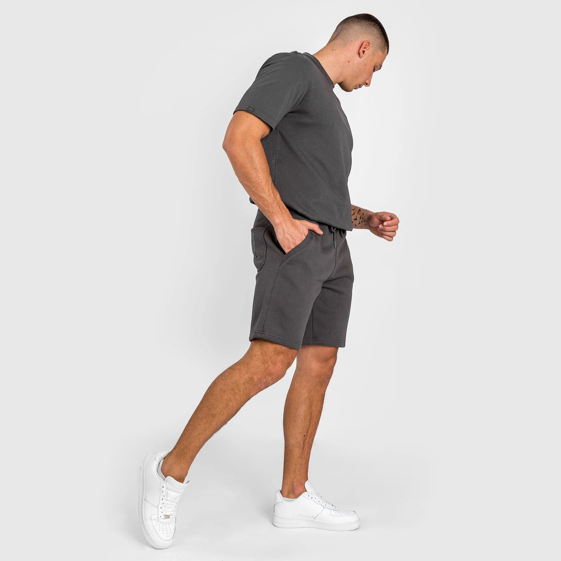 Venum Silent Power Cotton Short Grey - Image 2
