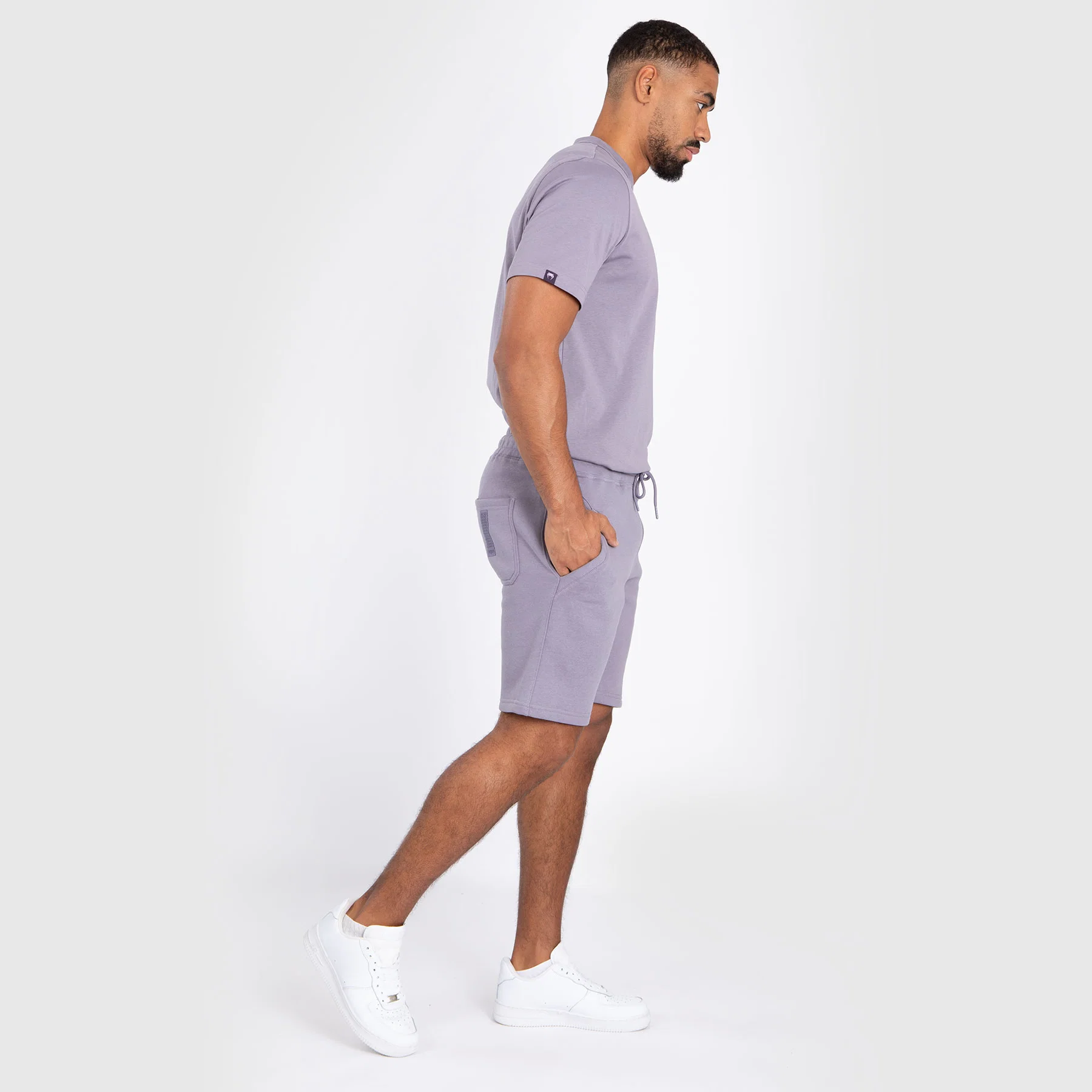 Venum Silent Power Cotton Short - Lavender Grey - Image 3