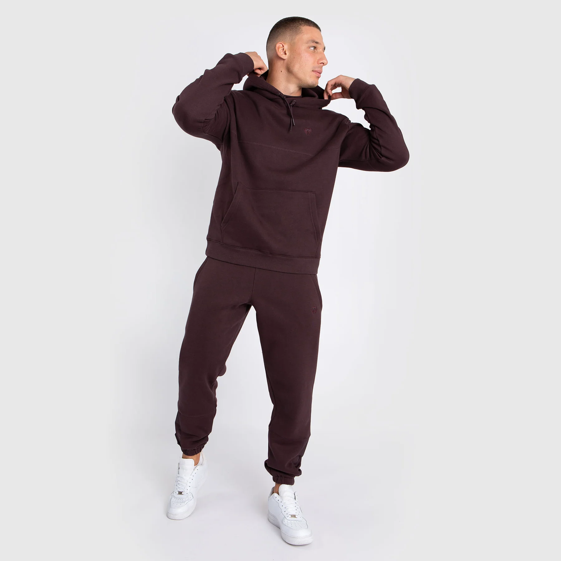 Venum Silent Power Hoodie - Dark Brown - Image 2