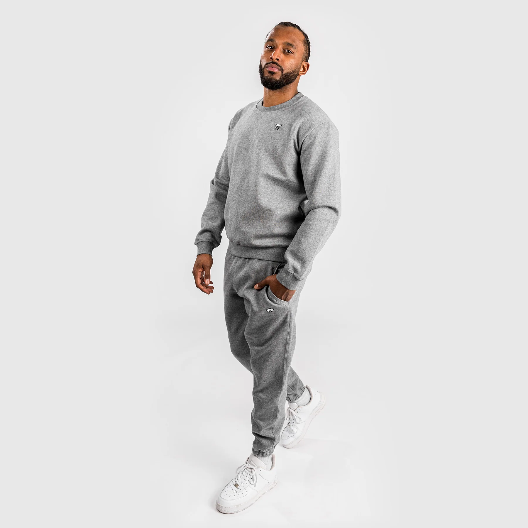 Venum Silent Power Lite Sweatshirt - Light Heather Grey - Image 3