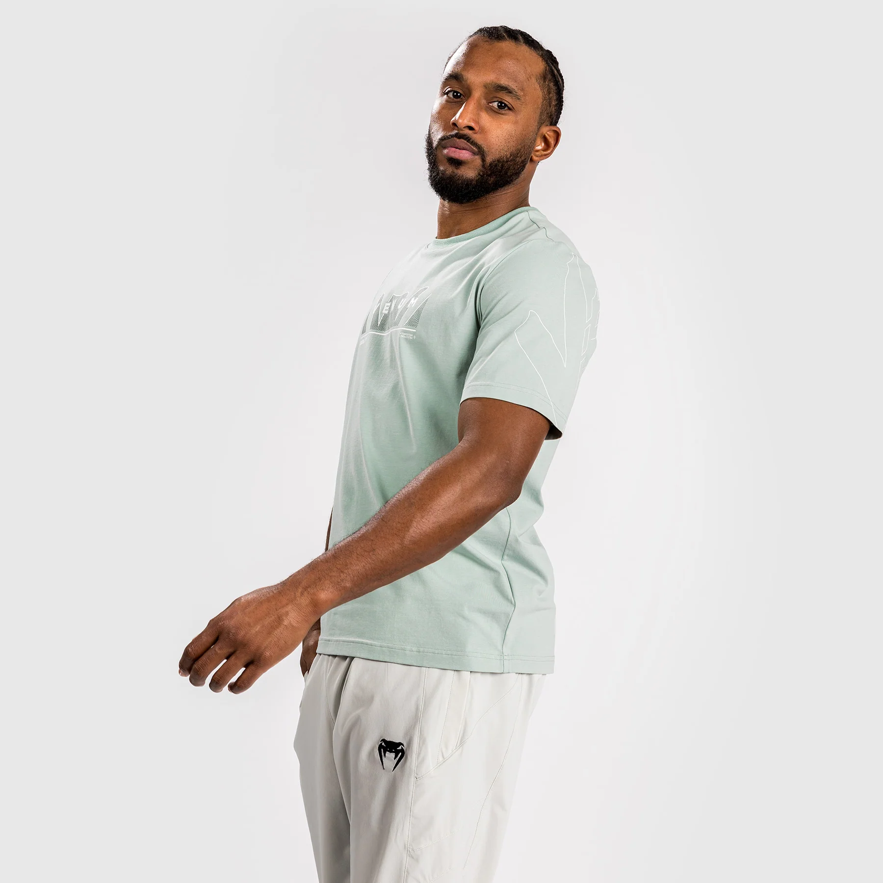 Venum Snake Print T-Shirt - Aqua Green - Image 2