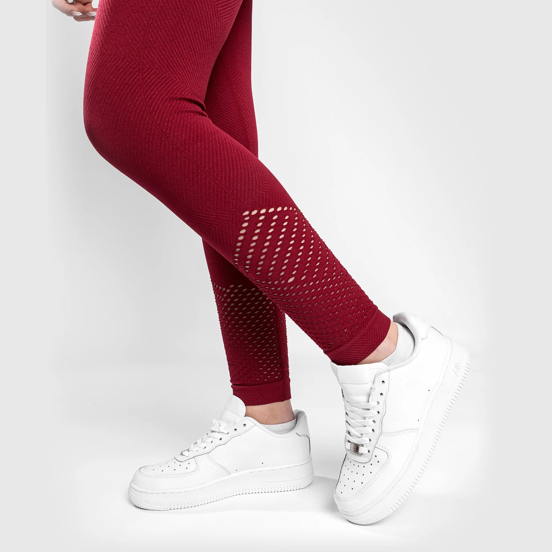 Venum Sparring Seamless 7/8 Leggings - For Women - Burgundy - Image 6