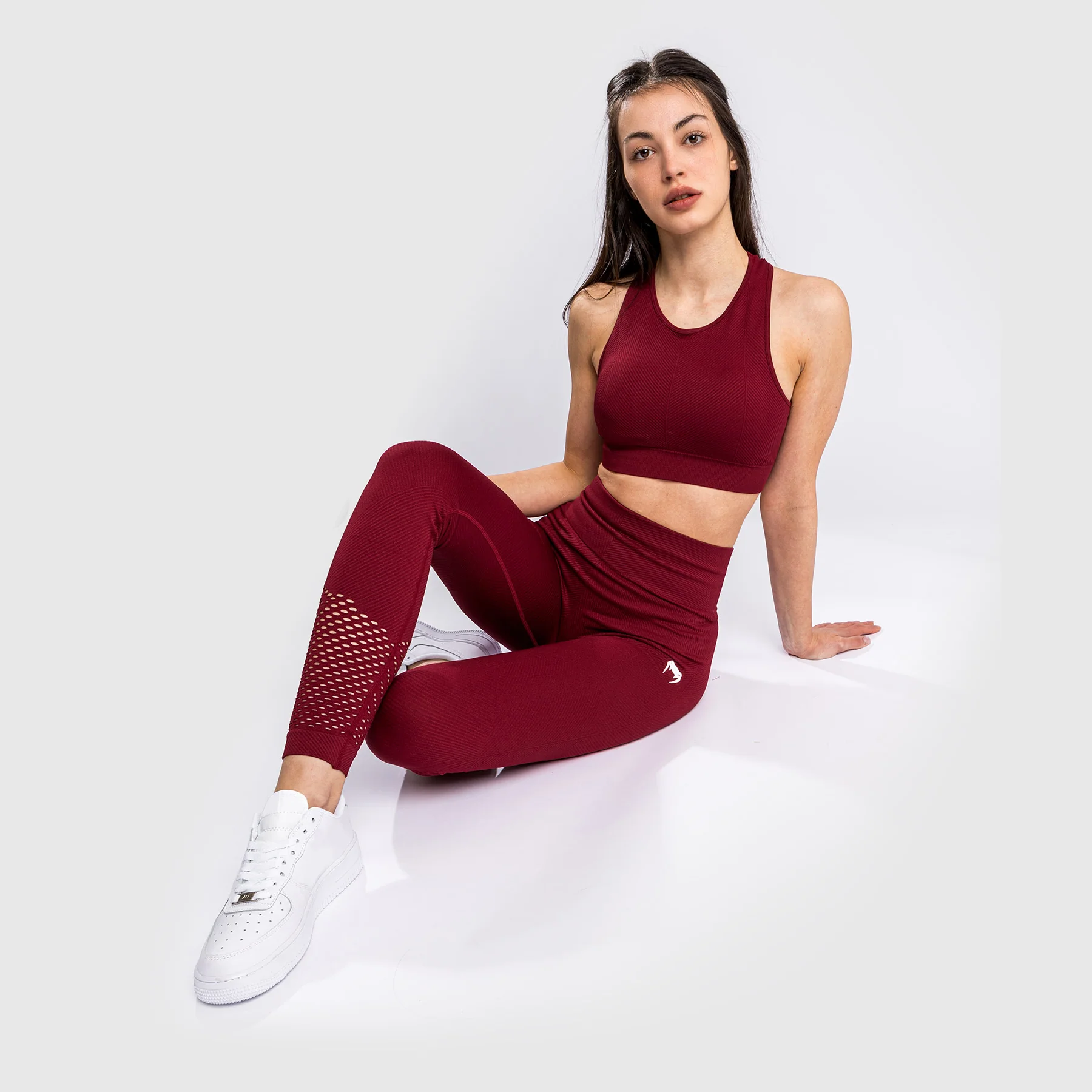 Venum Sparring Seamless Sports Bra - For Women - Burgundy - Image 5