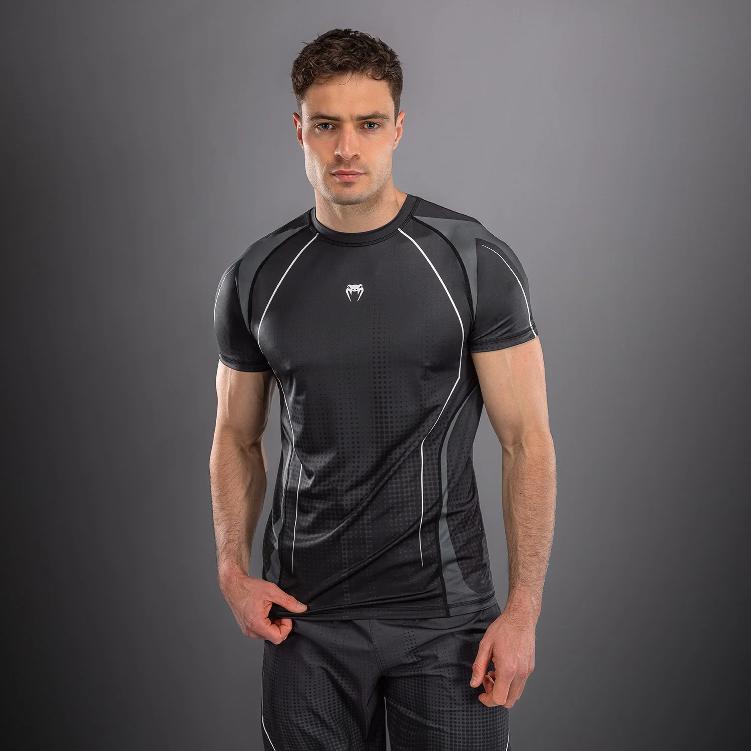 Venum Stealth Dry-Tech T-Shirt - Black/White