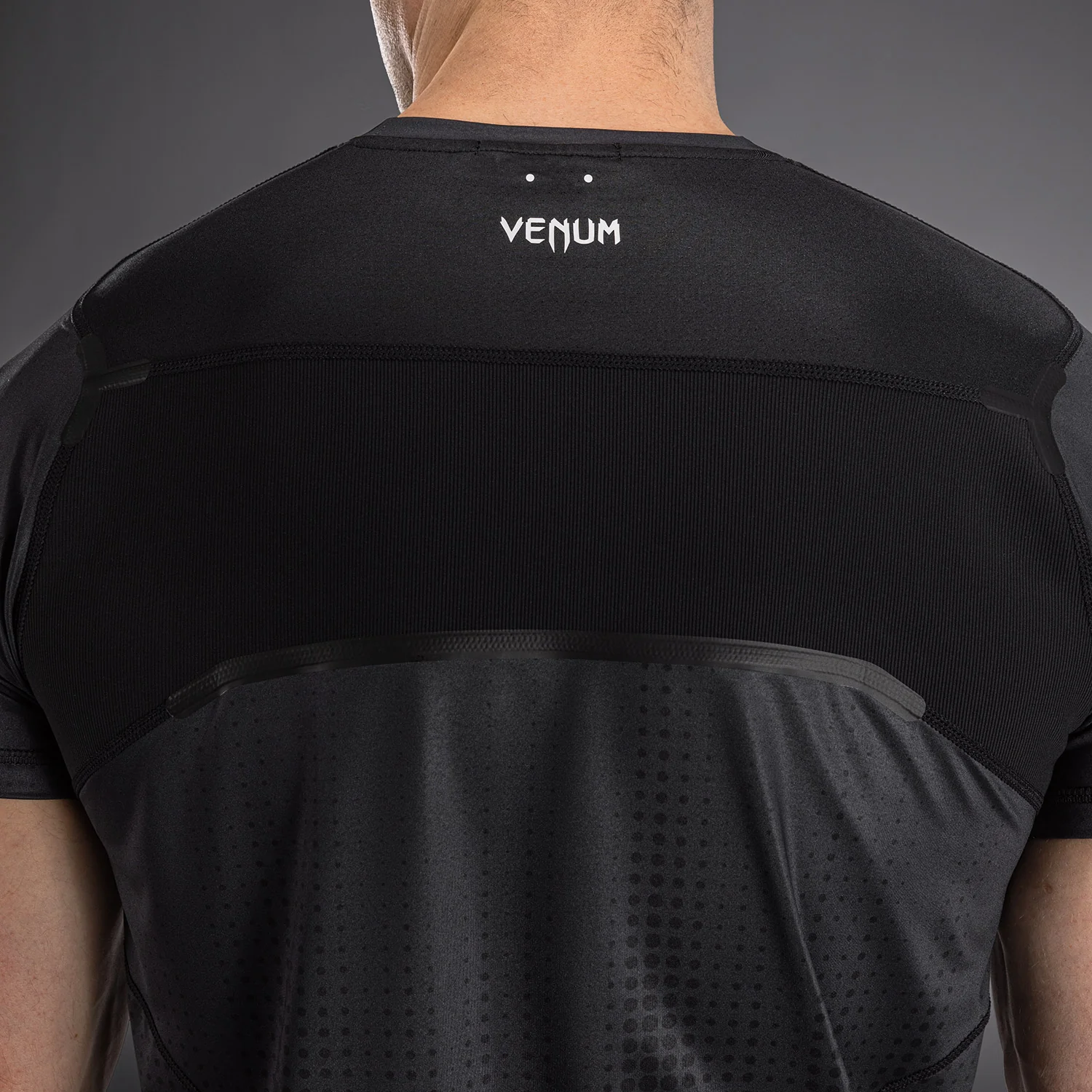Venum Stealth Dry-Tech T-Shirt - Black/White - Image 6