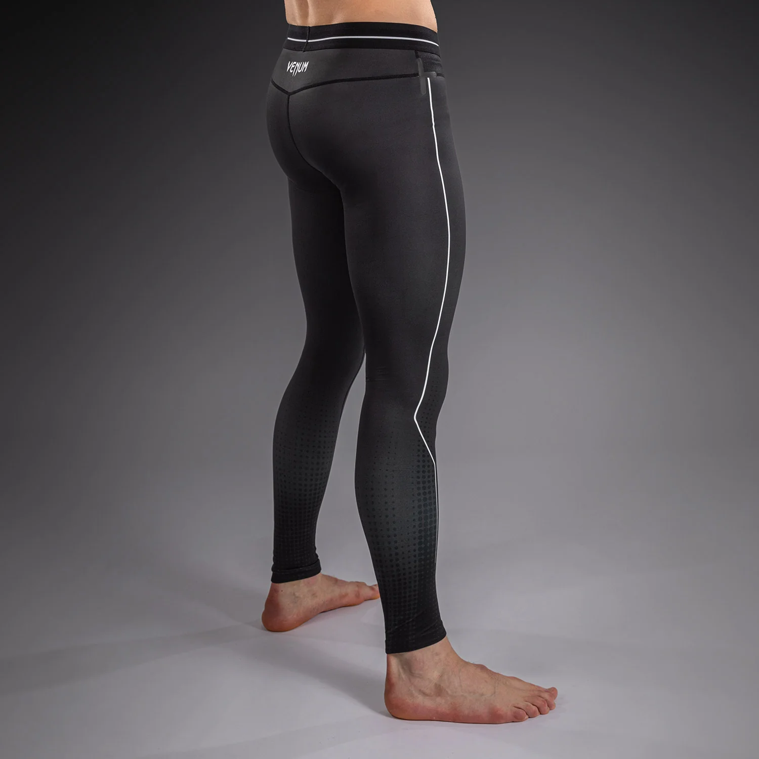 Venum Stealth Spats - Black/White - Image 5