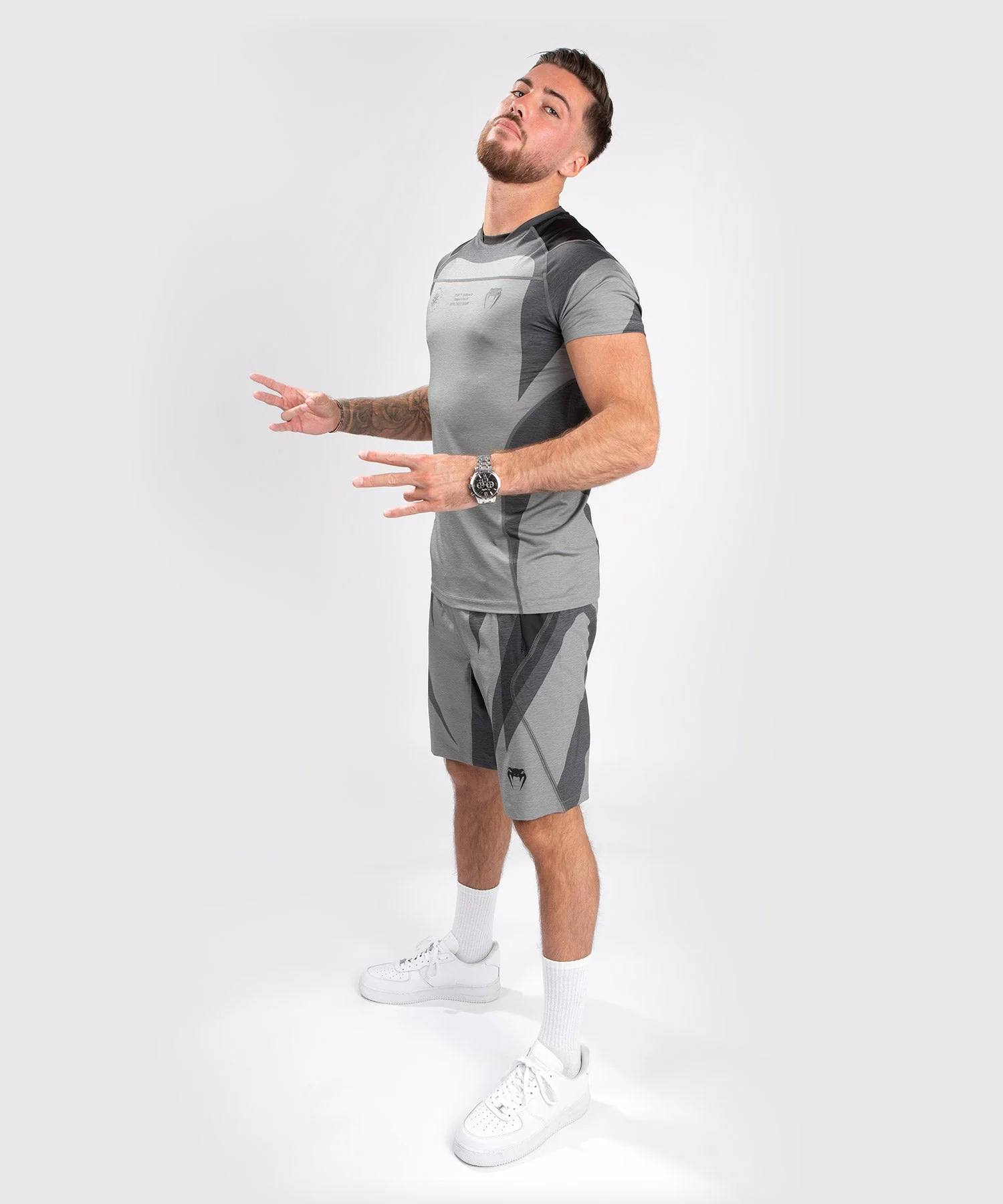 Venum Stone Dry Tech T-Shirt - Short Sleeves  - Mineral Green - Image 4