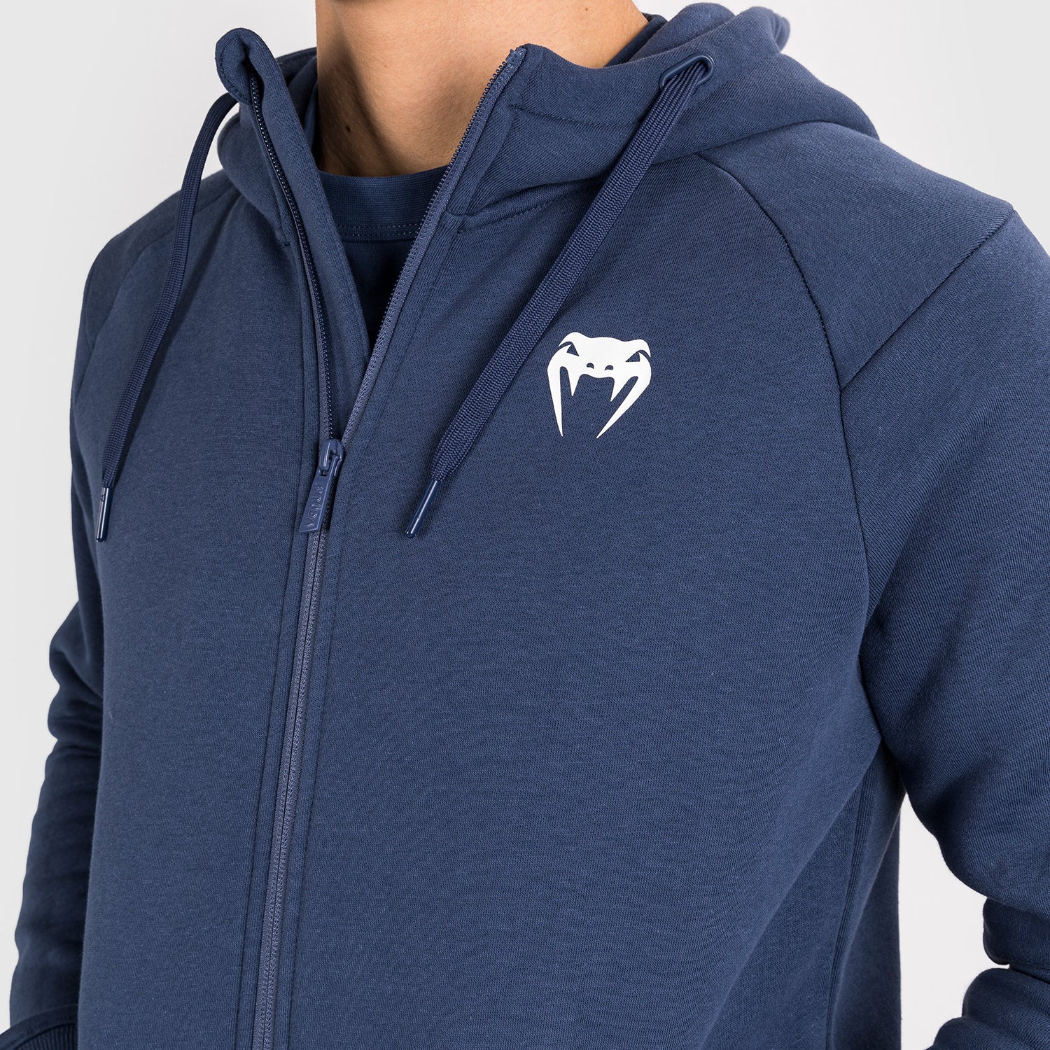 Venum Strikeland Full Zip Hoodie - Navy Blue - Image 7
