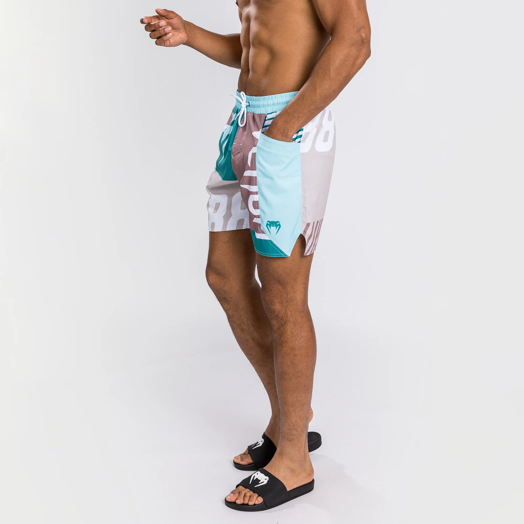 Venum Summer 88 Boardshort - Clearwater/Mozaic Blue - Image 5