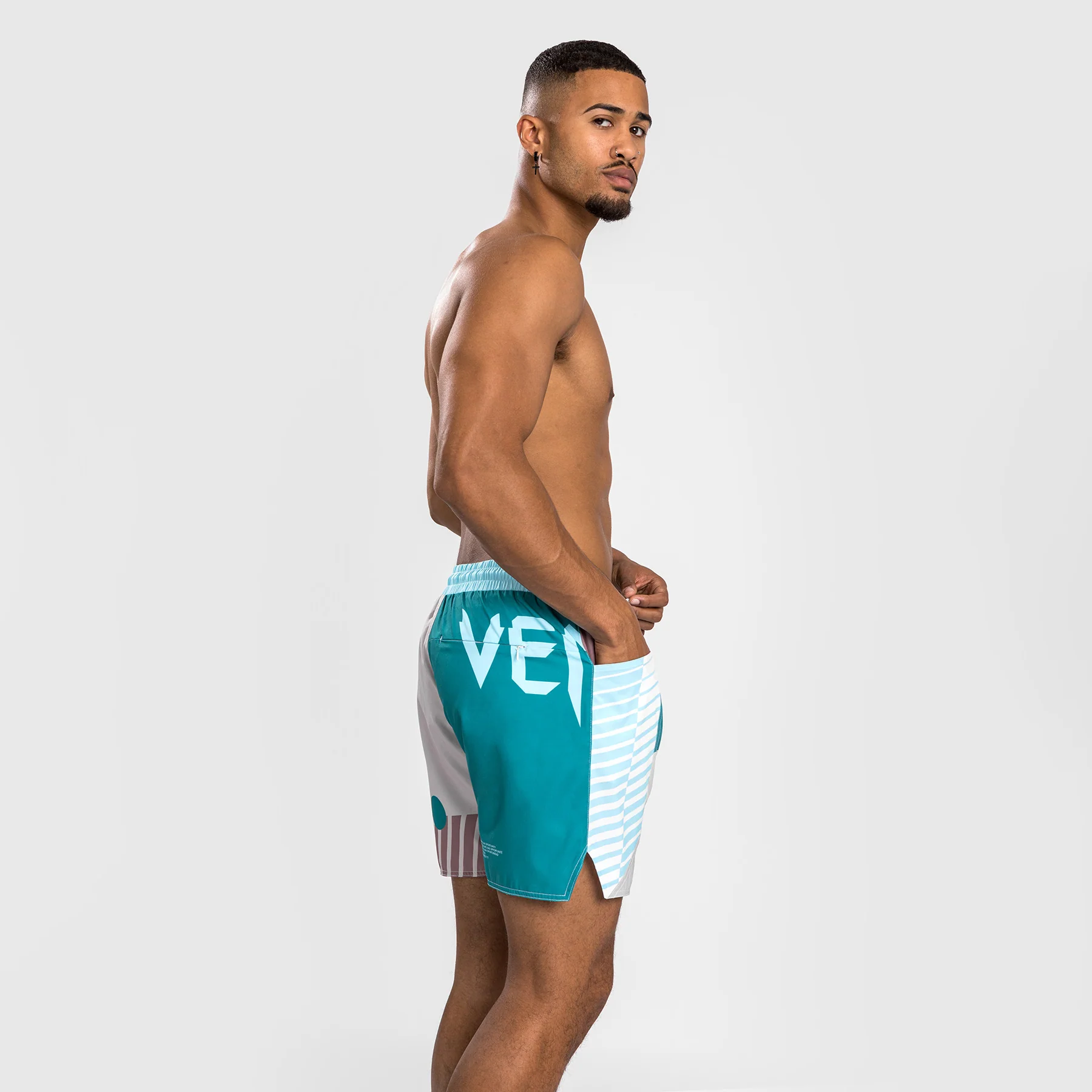 Venum Summer 88 Boardshort - Clearwater/Mozaic Blue - Image 7