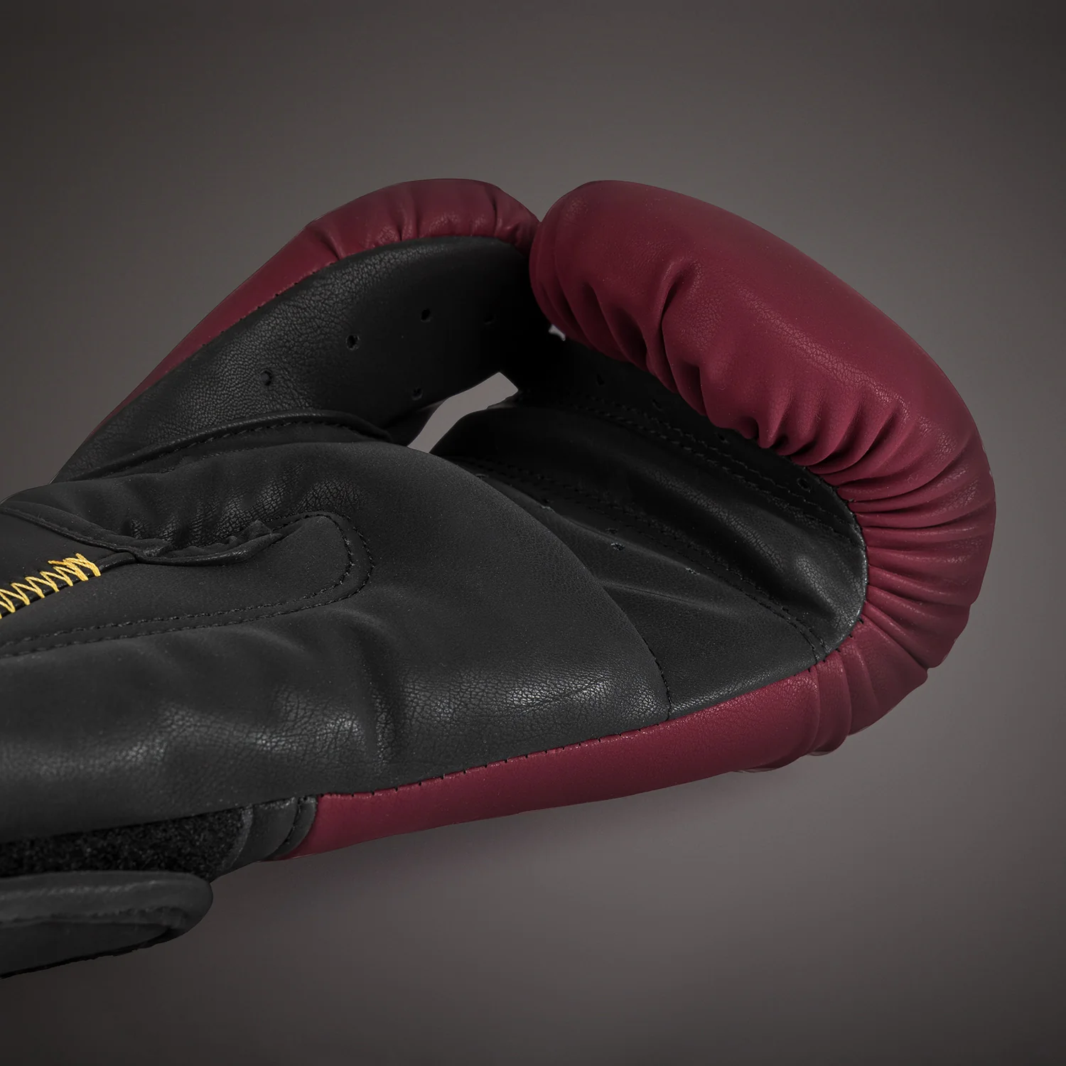 Venum Tactical XT Boxing Gloves - Black/Burgundy/Gold - Image 5