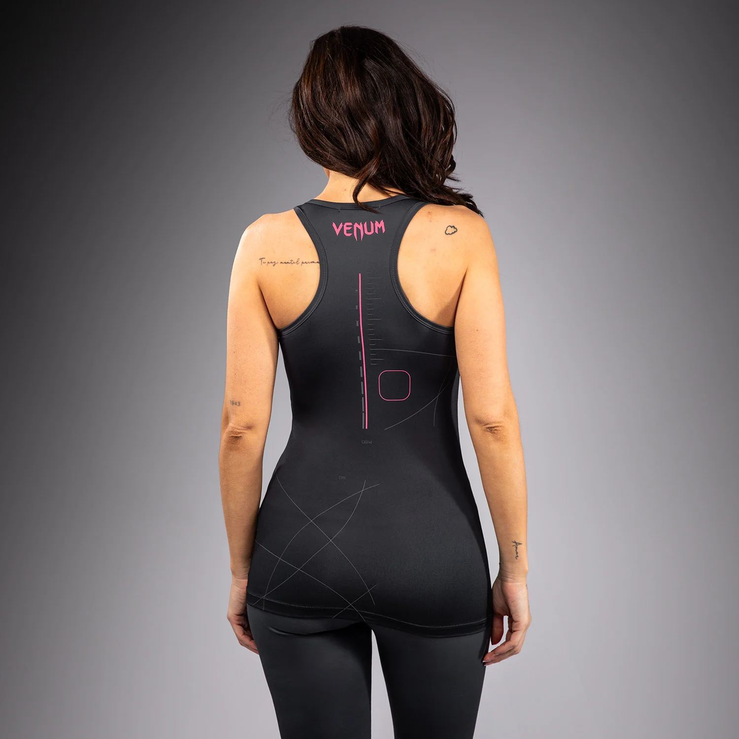 Venum Tactical XT Dry tech Tank Top- Black/Storm Grey - Image 3