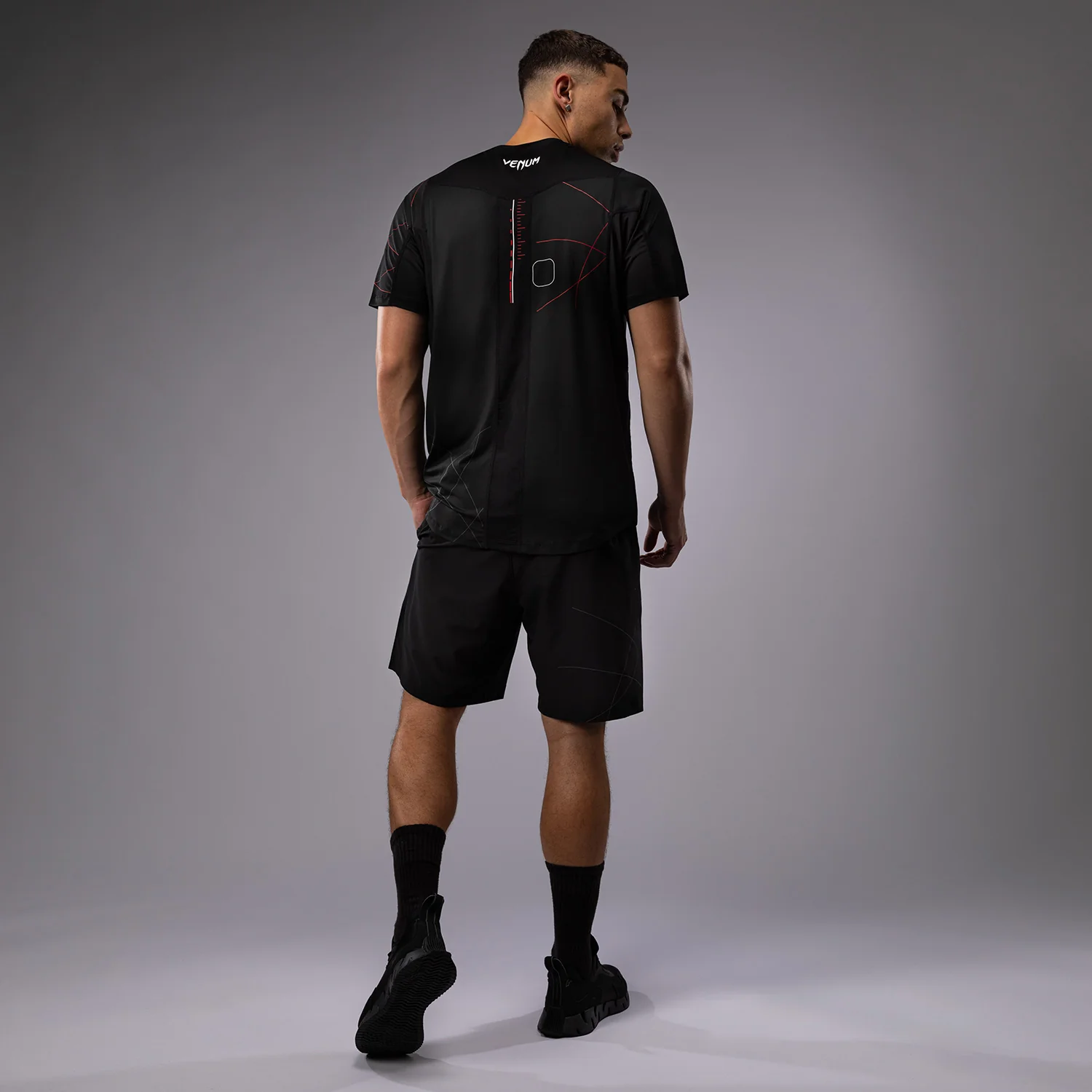 Venum Tactical XT Men's Dry Tech - Black/Fire Red - Image 3