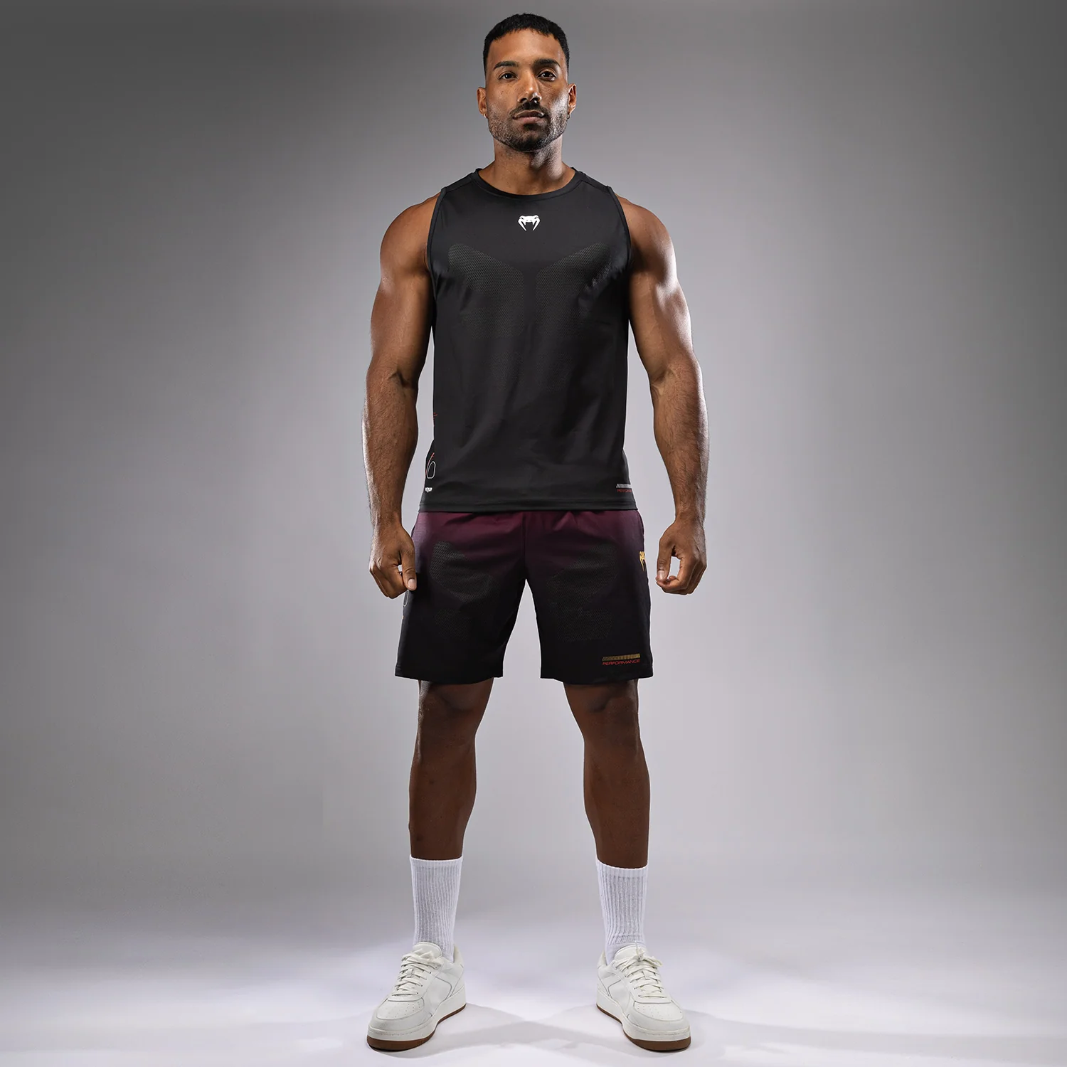 Venum Tactical XT Men's Dry-Tech Tank Top - Black/Fire Red - Image 4