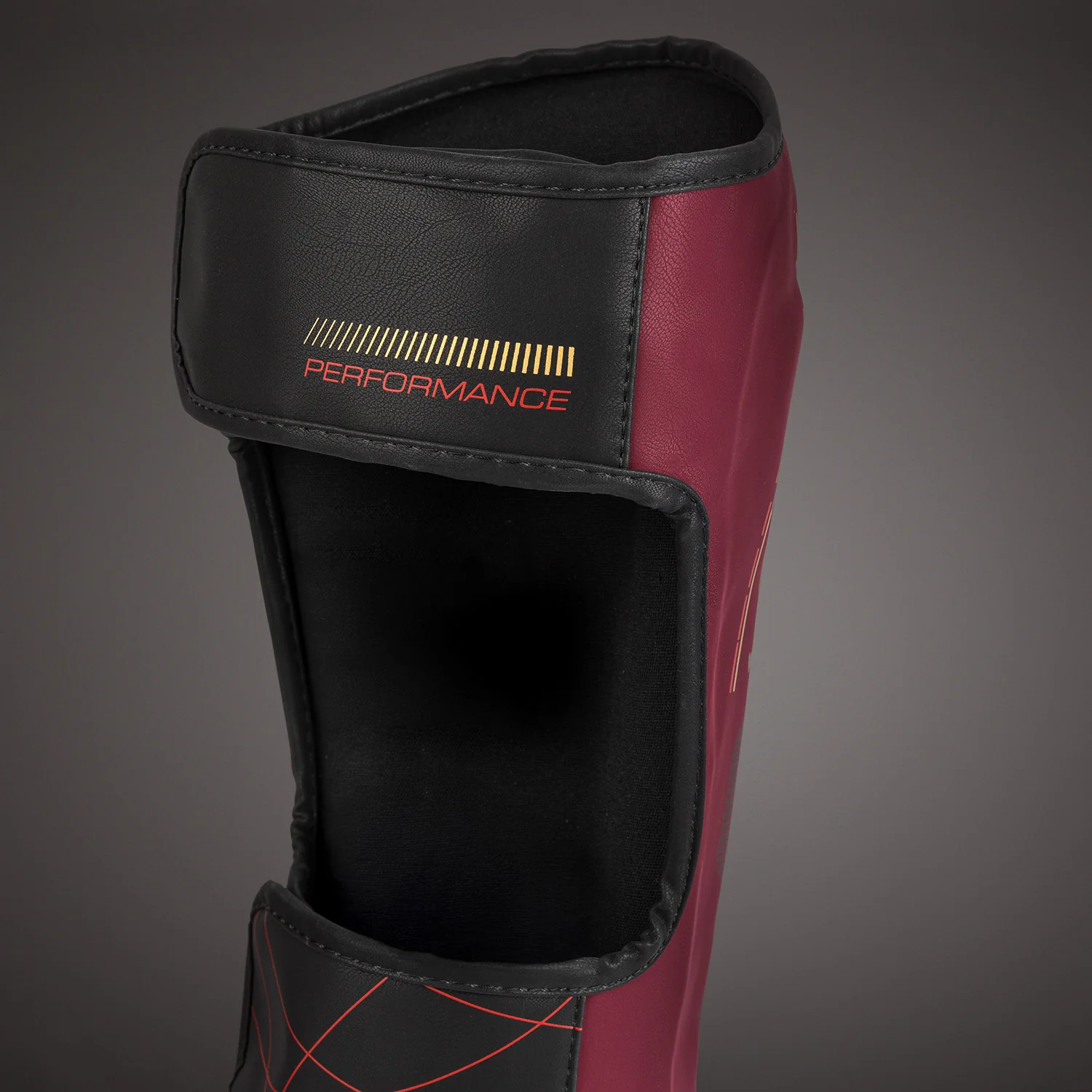 Venum Tactical XT Shinguards - Black/Burgundy/Gold - Image 5