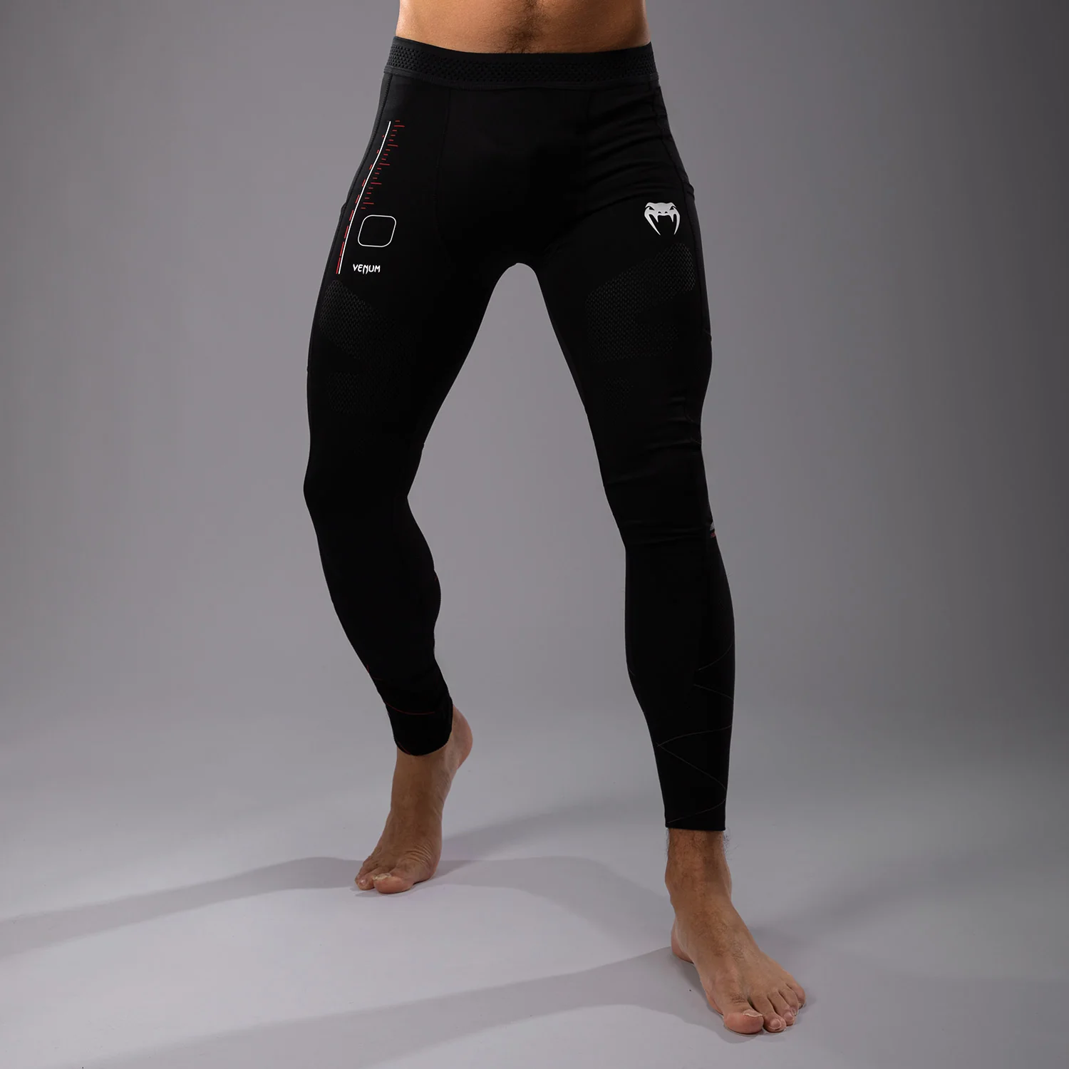 Venum Tactical XT Spats - Black/Fire Red