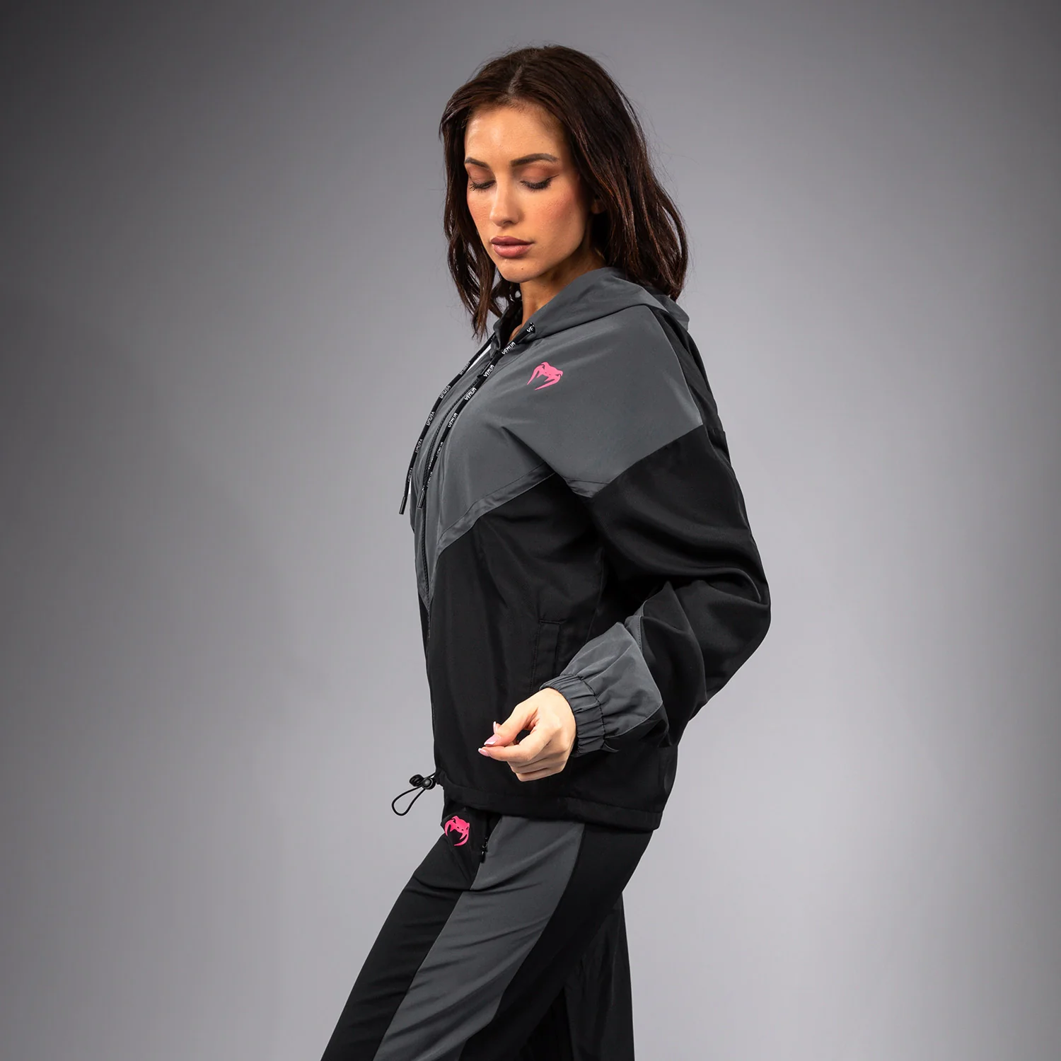 Venum Tactical XT Track Jacket - Black/Storm Grey - Image 3