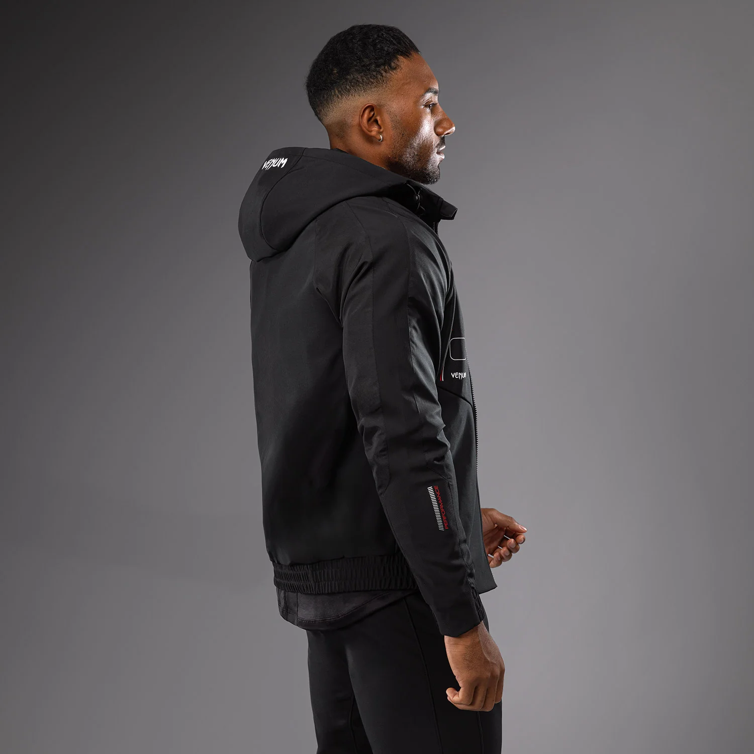 Venum Tactical XT Track Jackets - Black/Fire Red - Image 4