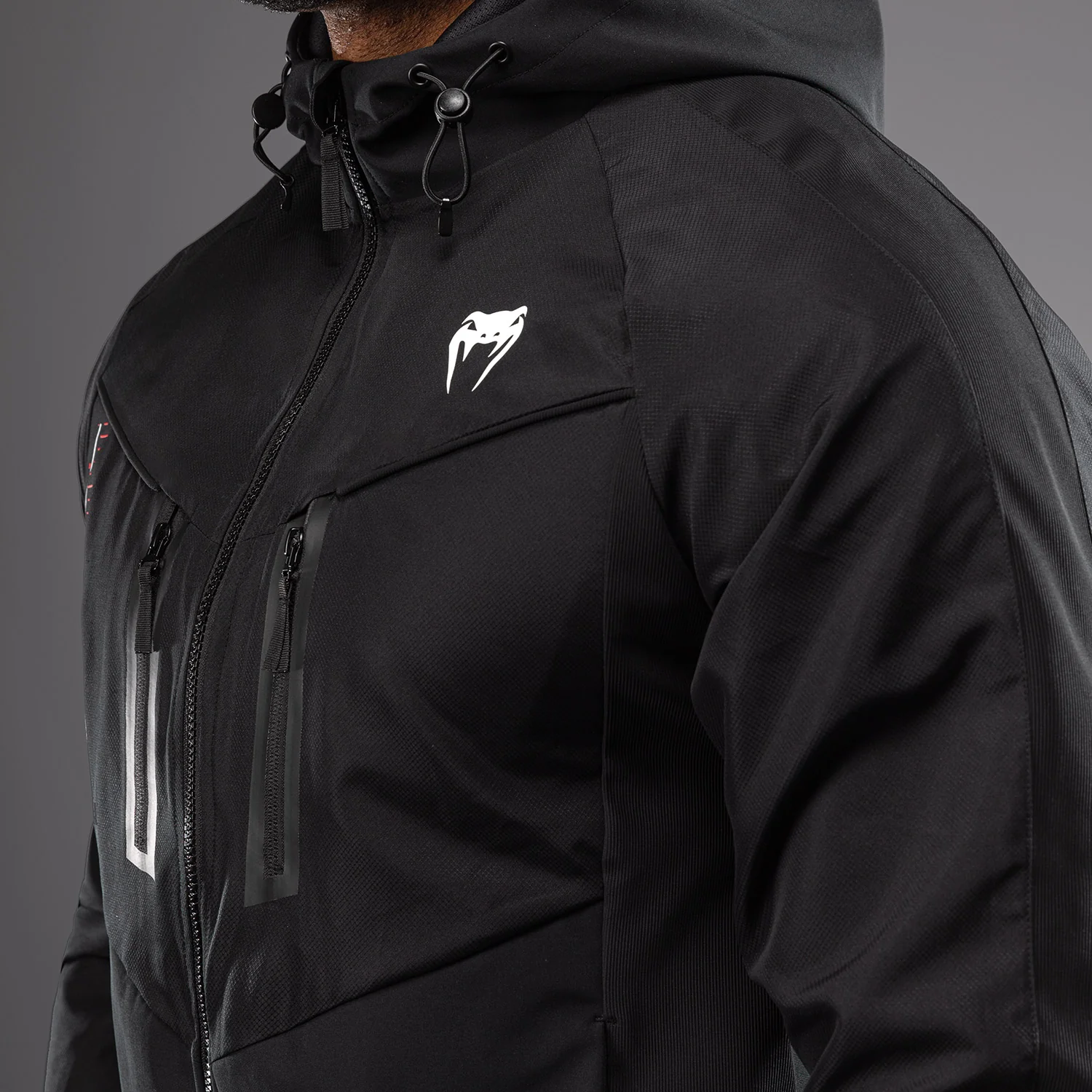 Venum Tactical XT Track Jackets - Black/Fire Red - Image 5