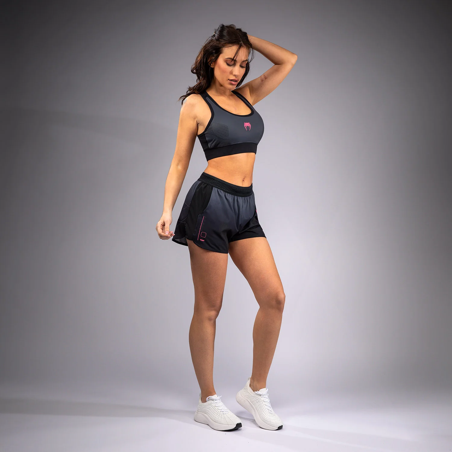 Venum Tactical XT Training Shorts - Black/Storm Grey - Image 3