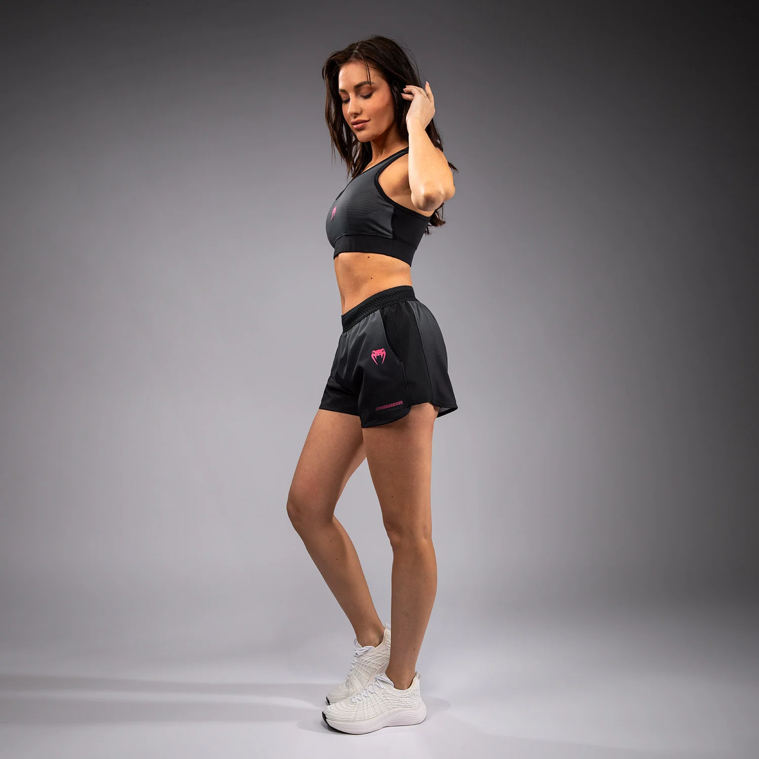 Venum Tactical XT Training Shorts - Black/Storm Grey - Image 4