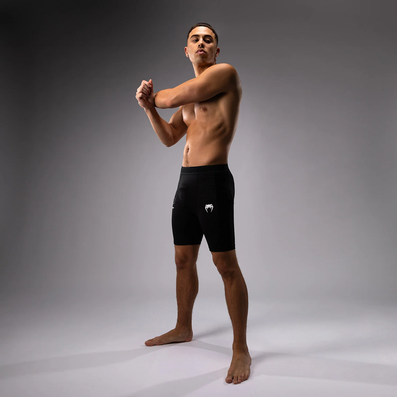 Venum Tactical XT Vale Tudo Shorts - Black/Fire Red - Image 5