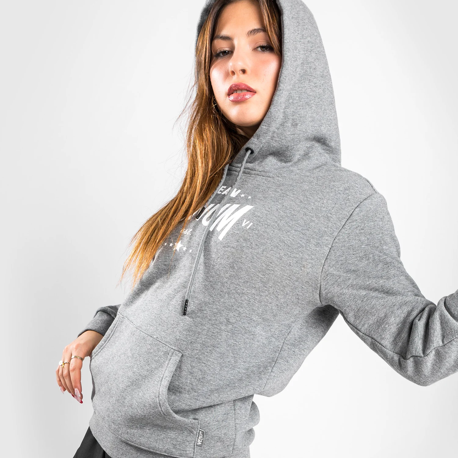 Venum Team 2.0 Hoodie - Light Heather Grey - Image 5
