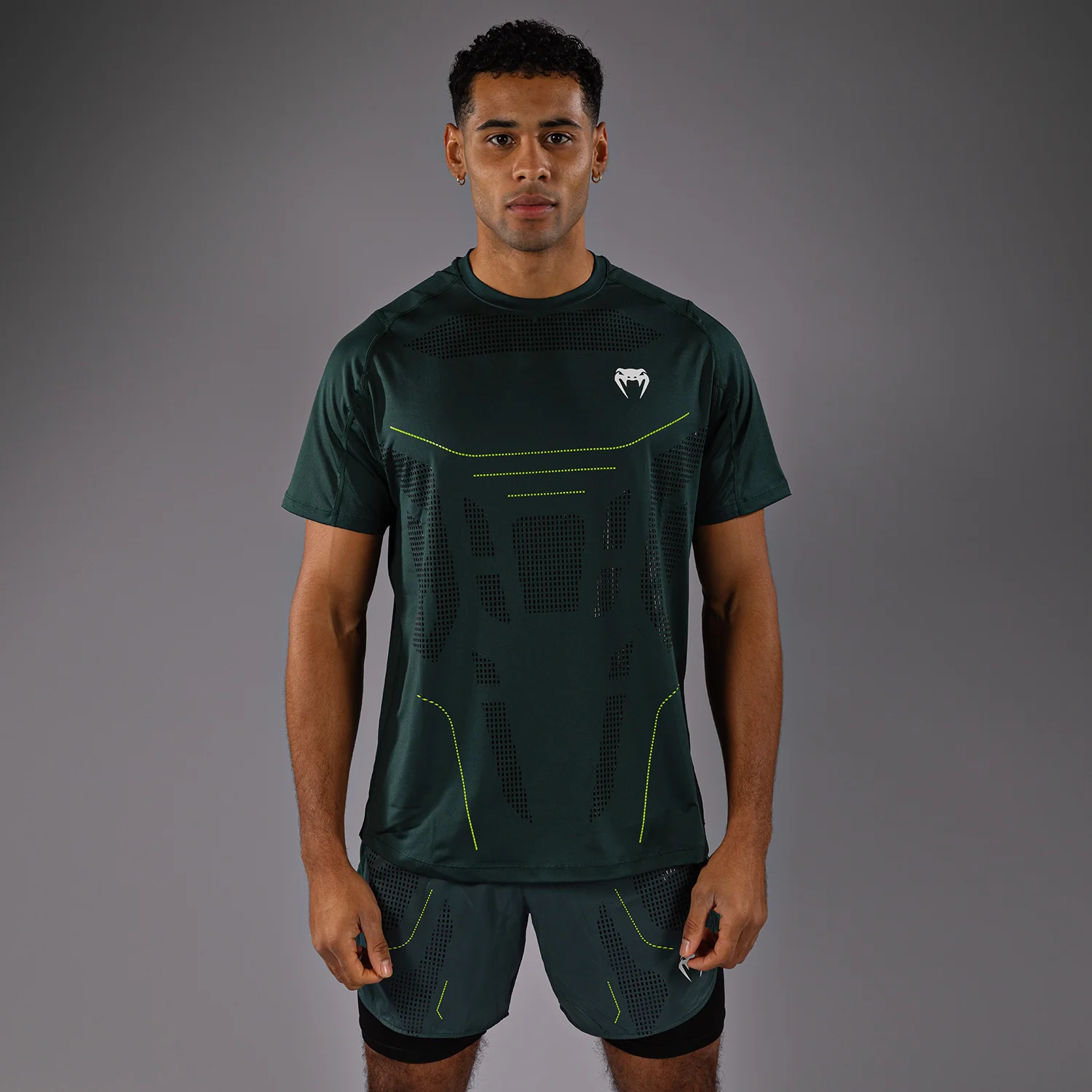 Venum Technical 3.0 Dry-Tech T-Shirt - Forest Green