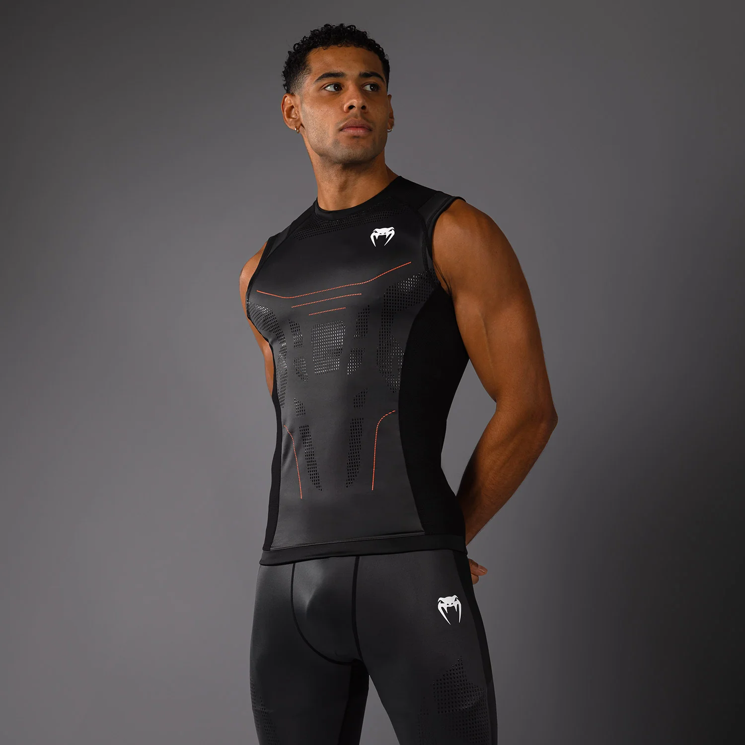 Venum Technical 3.0 Sleeveless Rashguard - Graphite - Image 2