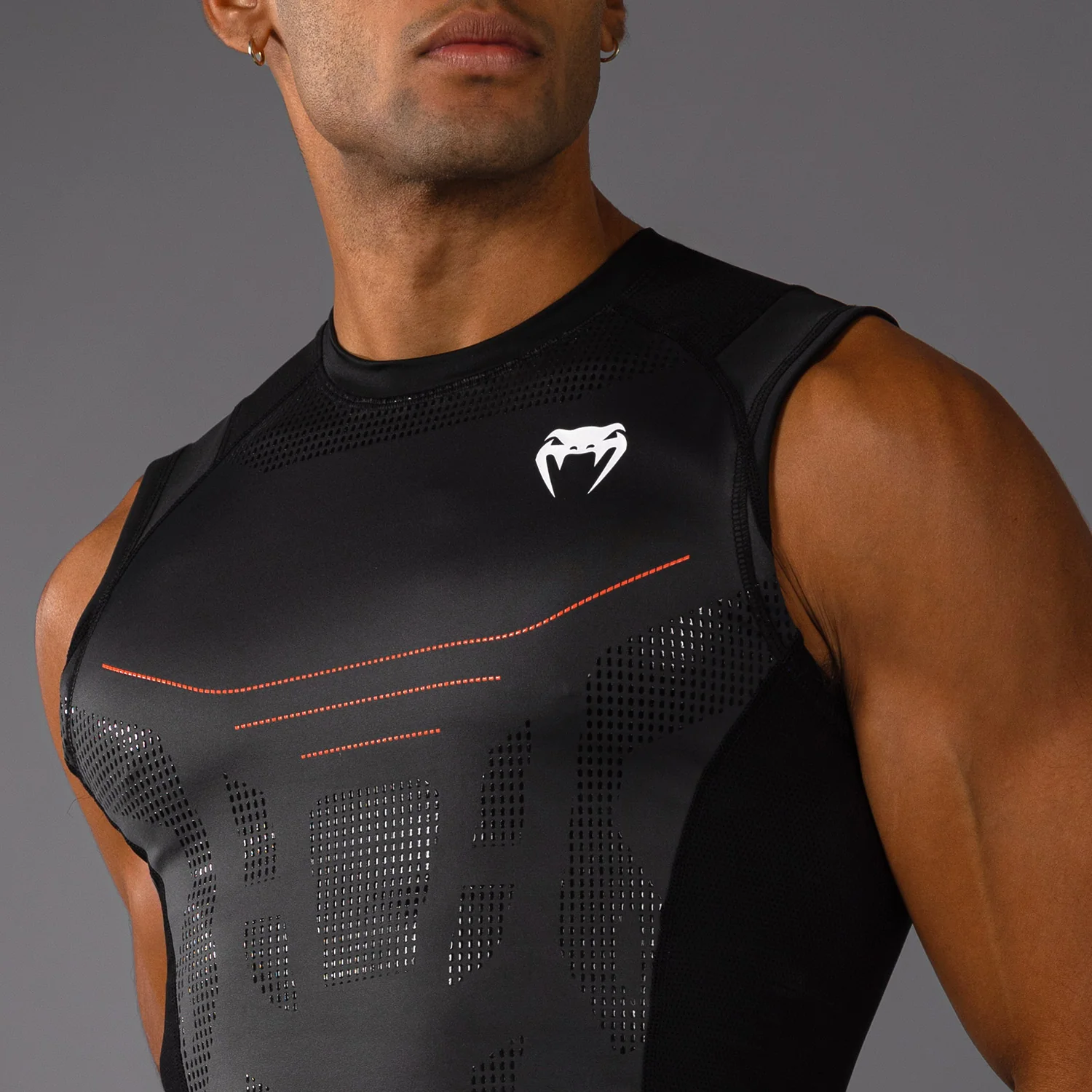 Venum Technical 3.0 Sleeveless Rashguard - Graphite - Image 5