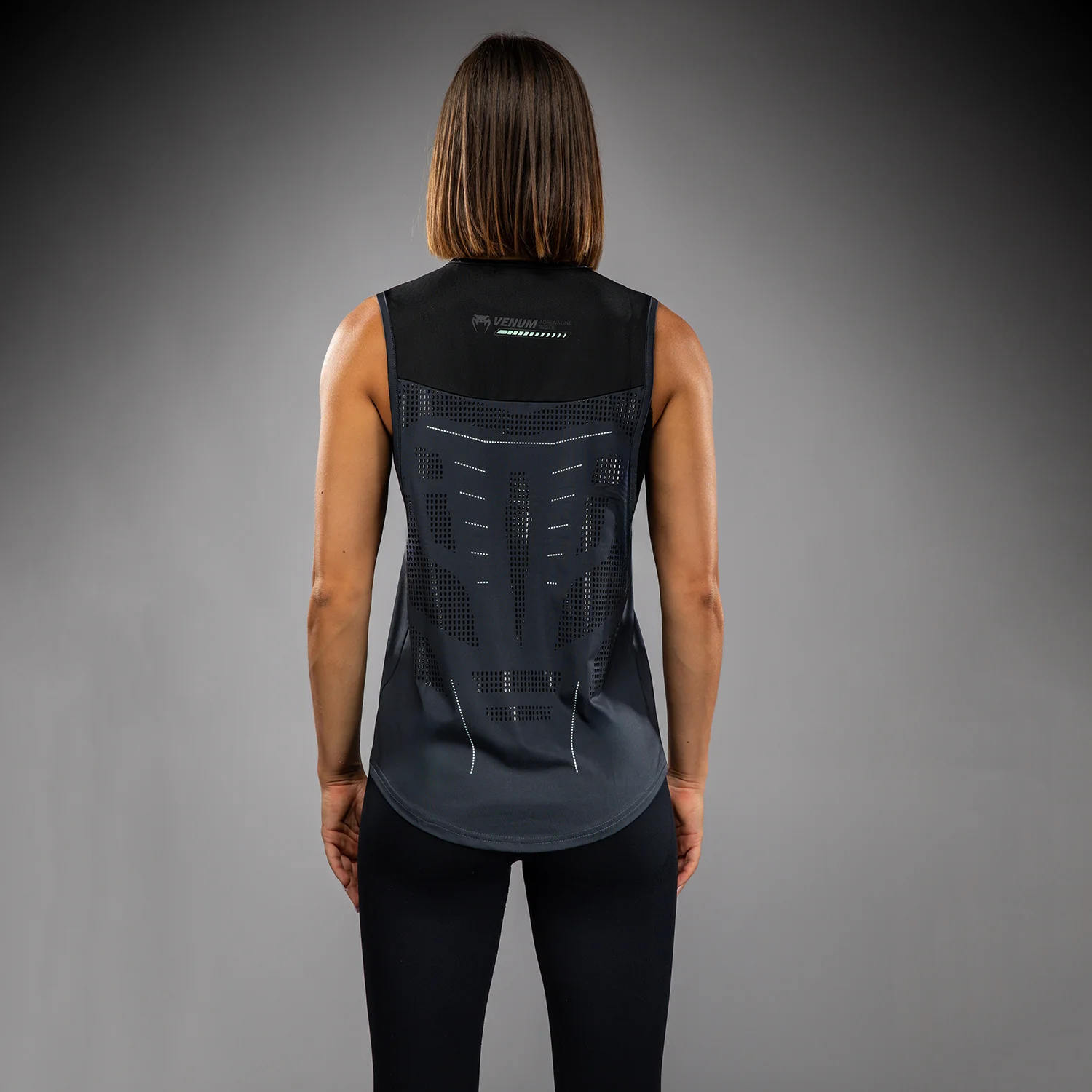 Venum Technical 3.0 Women’s Dry Tech Tank Top - Storm Grey - Image 3
