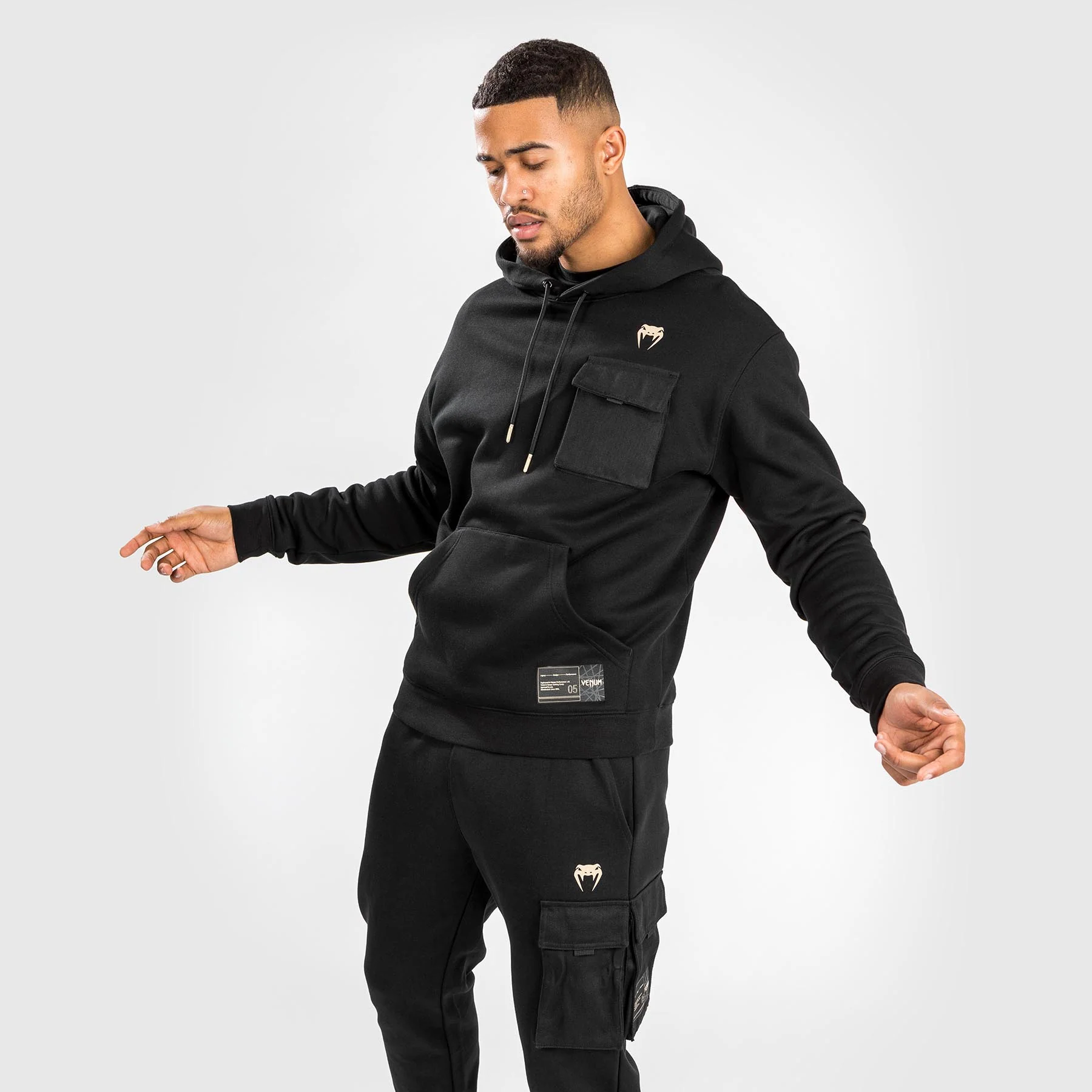 Venum Tecmo 2.0 Hoodie - Black - Image 2