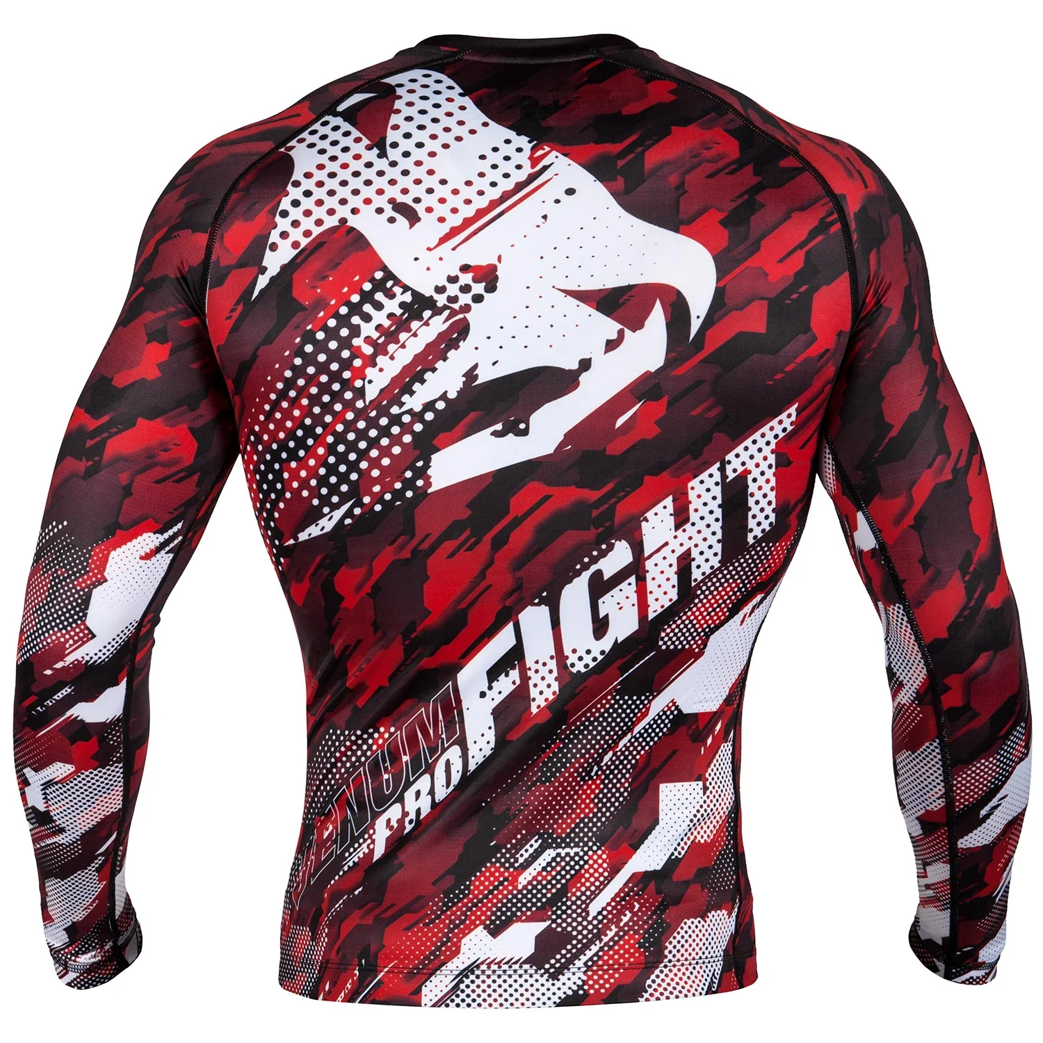 Venum Tecmo Rashguard - Long Sleeves - Red - Image 6