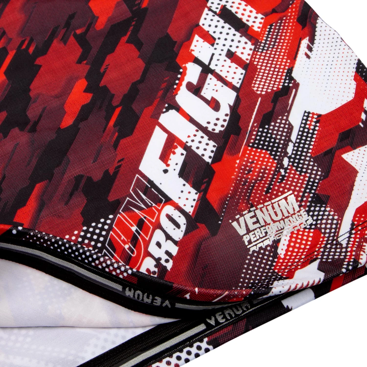 Venum Tecmo Rashguard - Long Sleeves - Red - Image 9