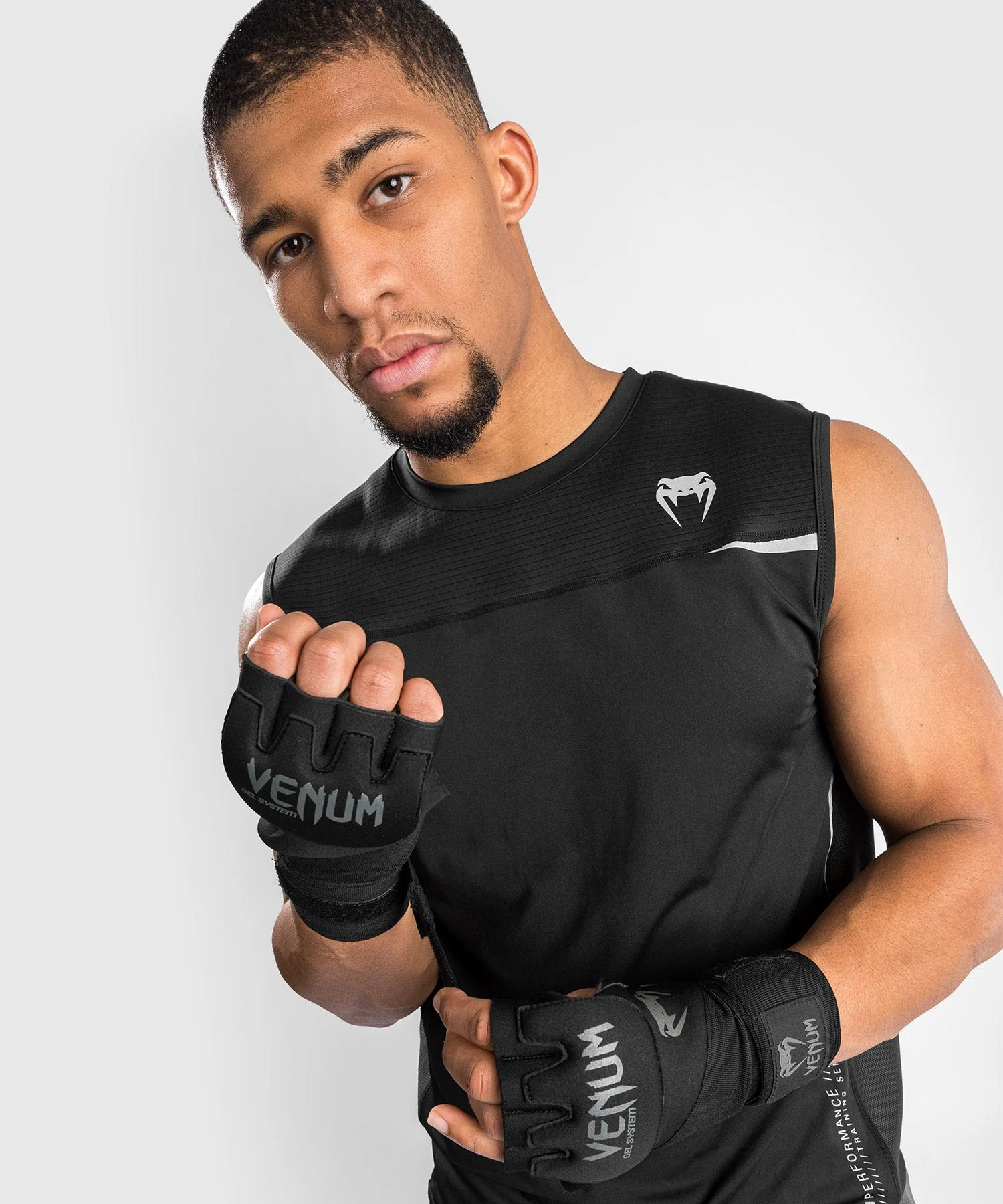 Venum Tempest 2.0 Dry tech Tank Top – Black/Grey - Image 2