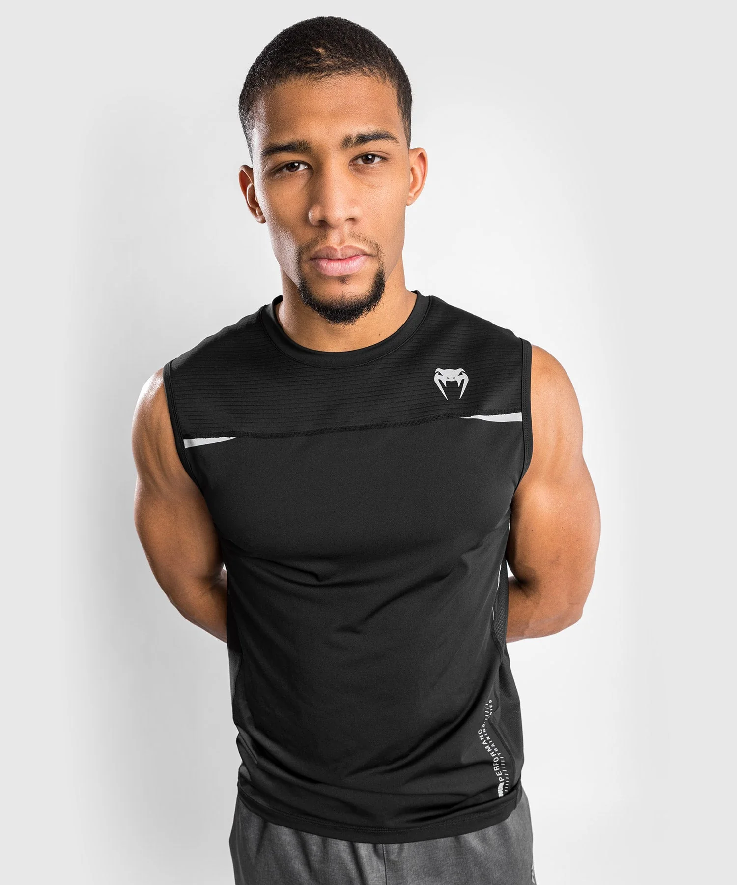 Venum Tempest 2.0 Dry tech Tank Top – Black/Grey - Image 3