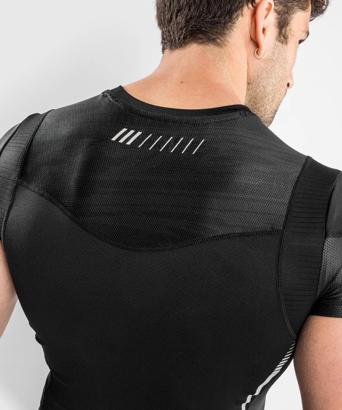 Venum tempest 2.0 Rashguard Short Sleeves – Black/Grey - Image 5