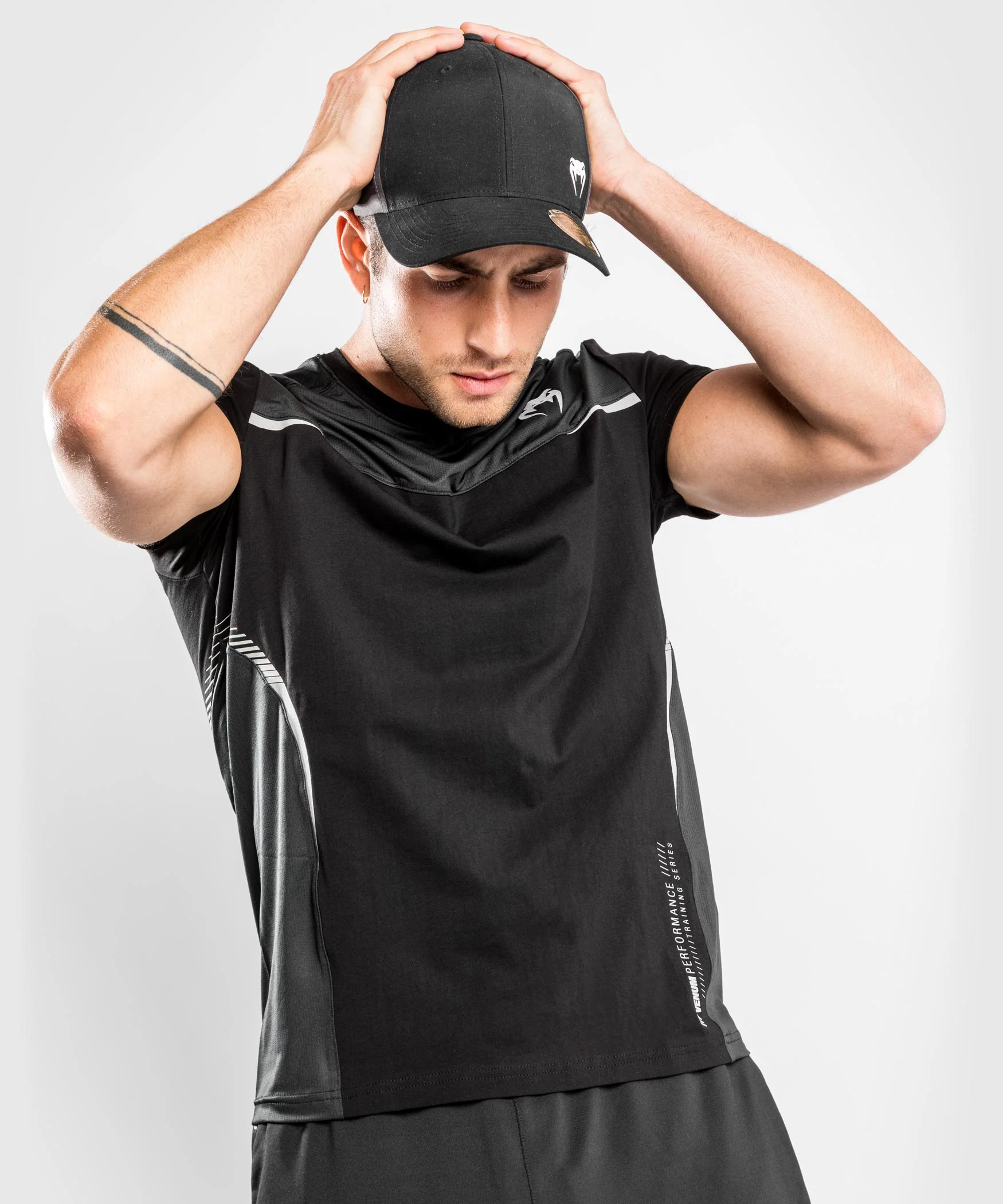 Venum Tempest 2.0 T-shirt – Black/Grey - Image 4