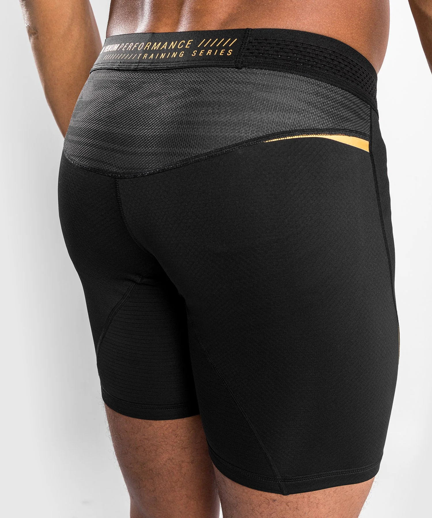 Venum Tempest 2.0 Vale Tudo Shorts – Black/Gold - Image 6