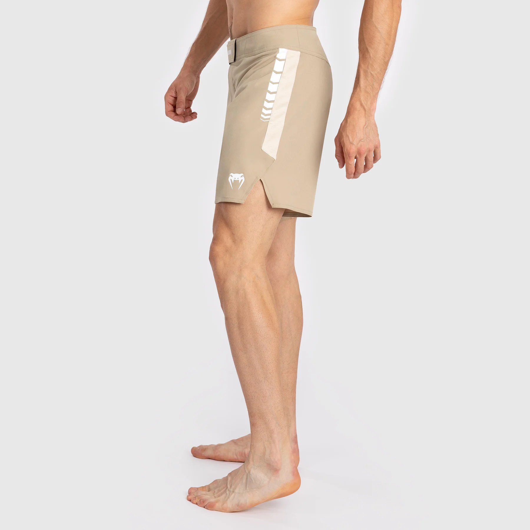 Venum Tempest Men's Fight Shorts - Beige/Sand - Image 2