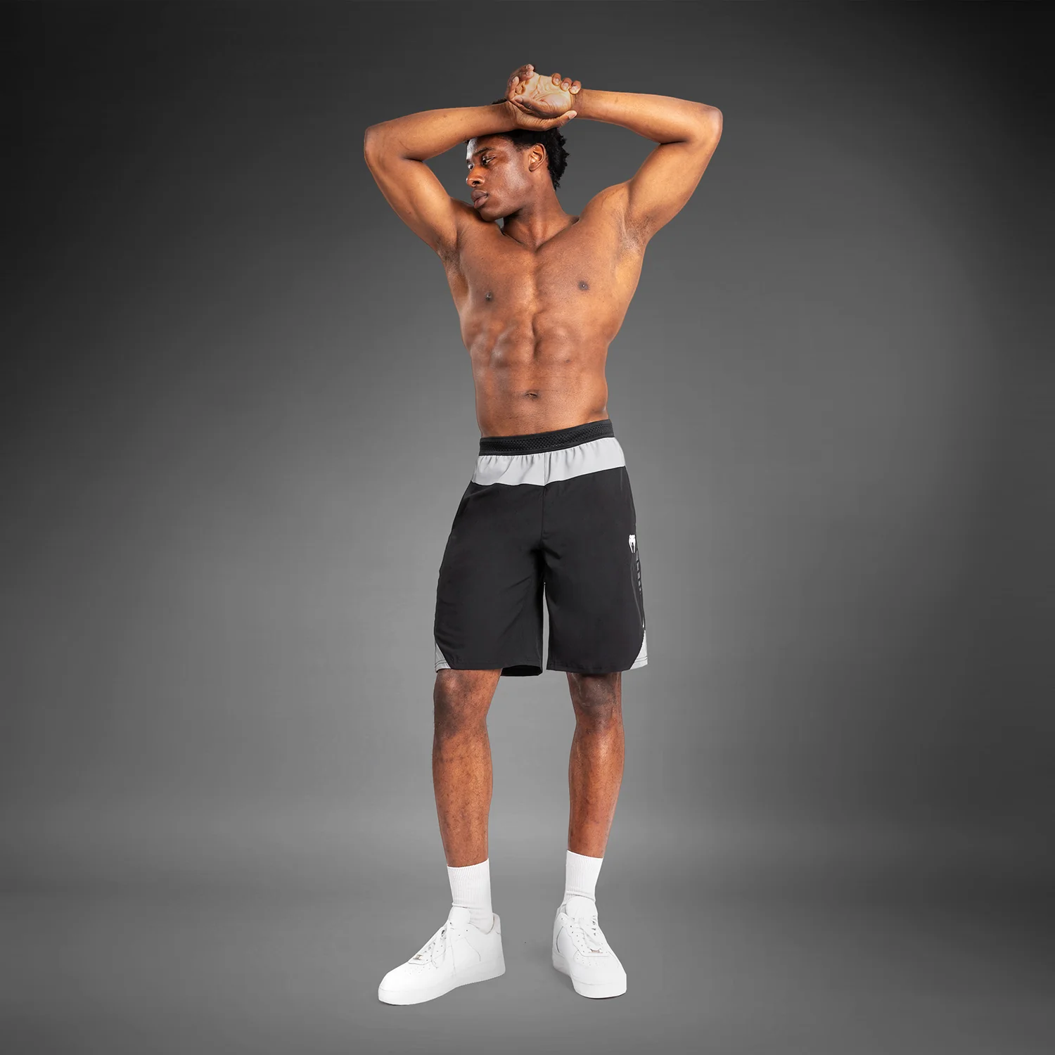 Venum Tempest Men's Training Shorts - Black/Grey - Image 6