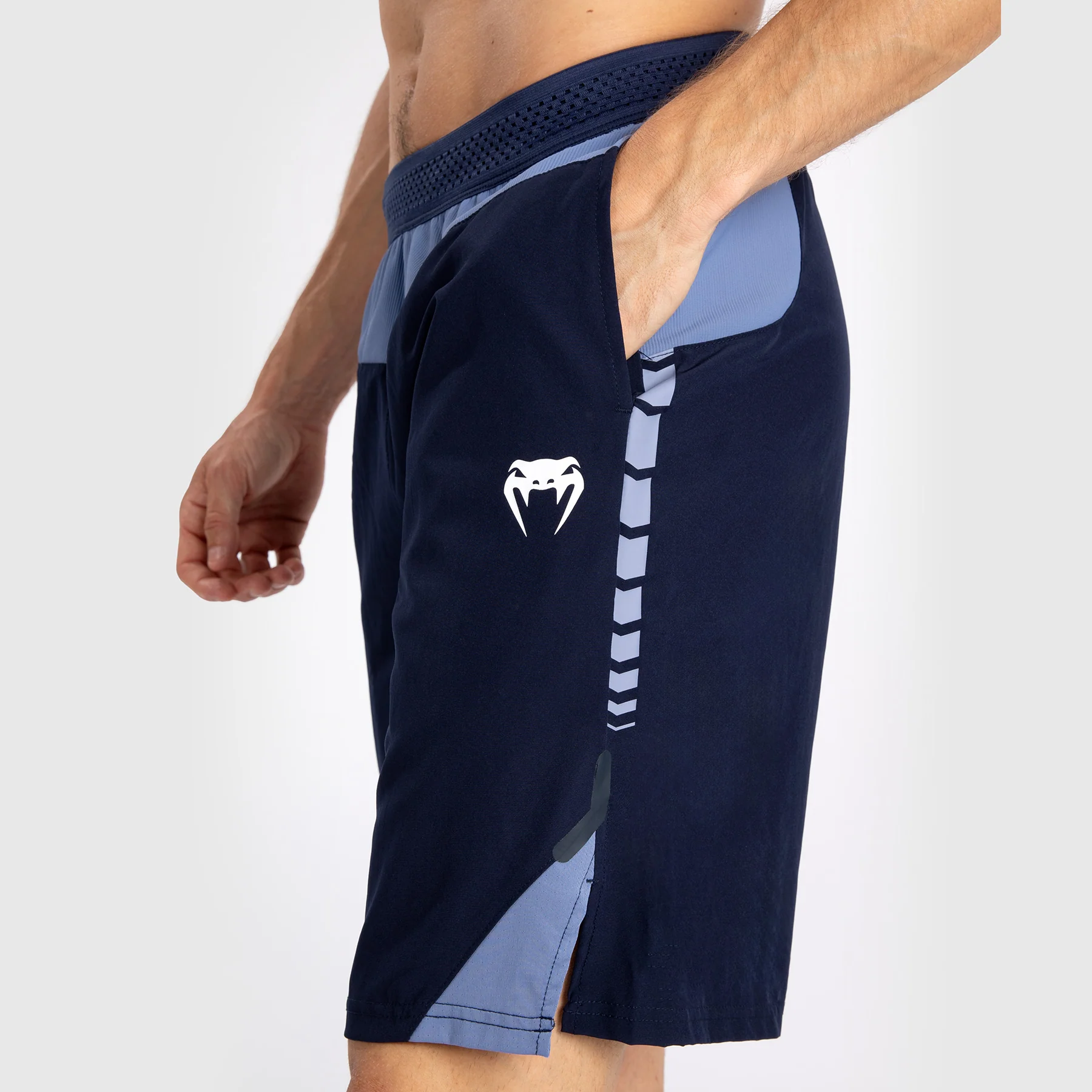 Venum Tempest Men's Training Shorts - Navy Blue/Blue - Image 4