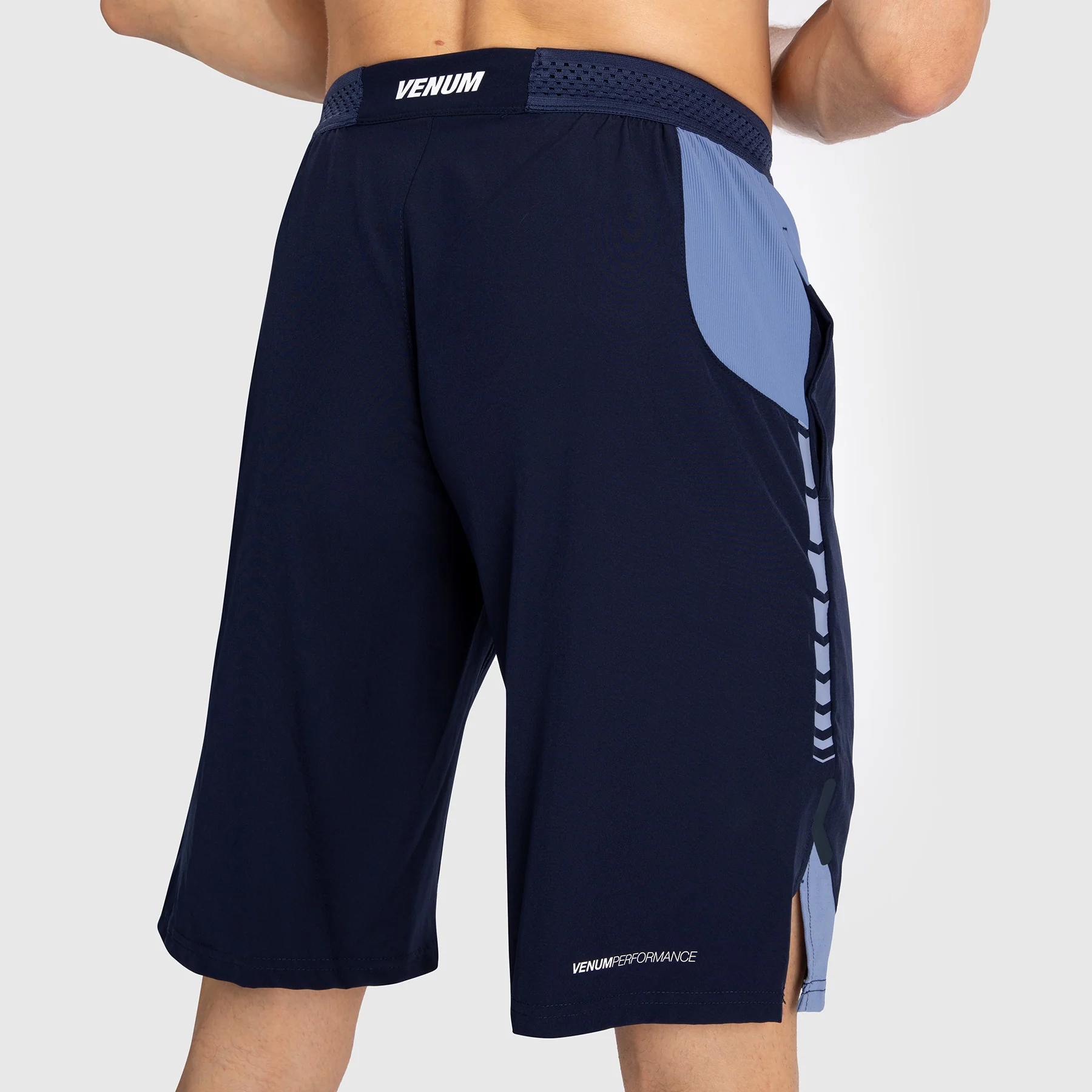 Venum Tempest Men's Training Shorts - Navy Blue/Blue - Image 6