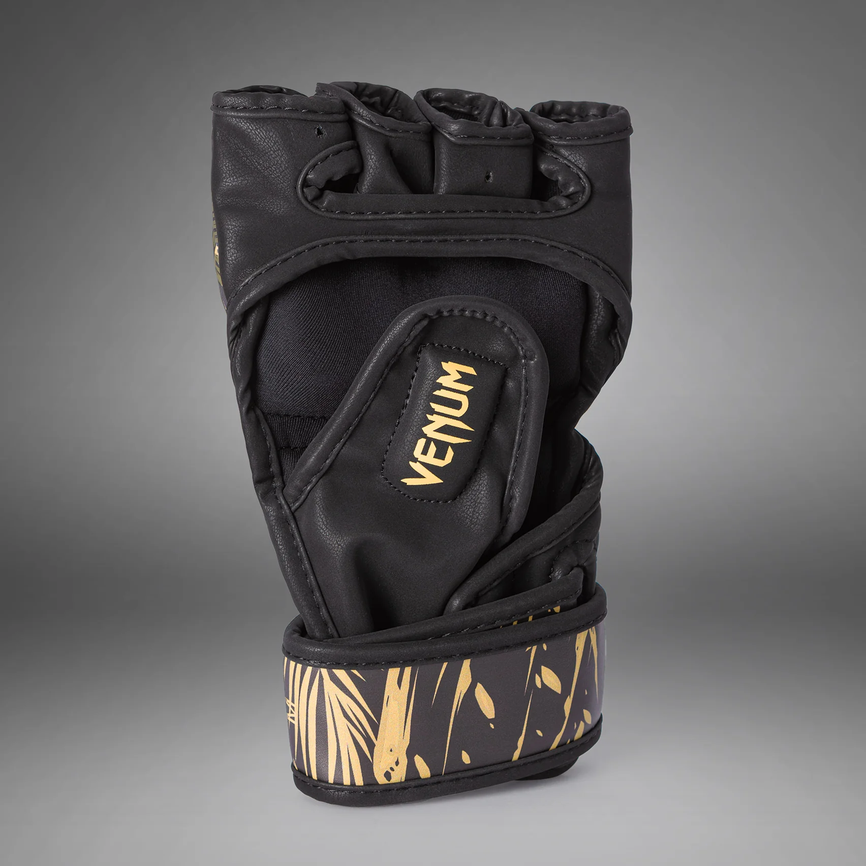 Venum Tiger MMA Gloves - Black/Neon Orange - Image 2