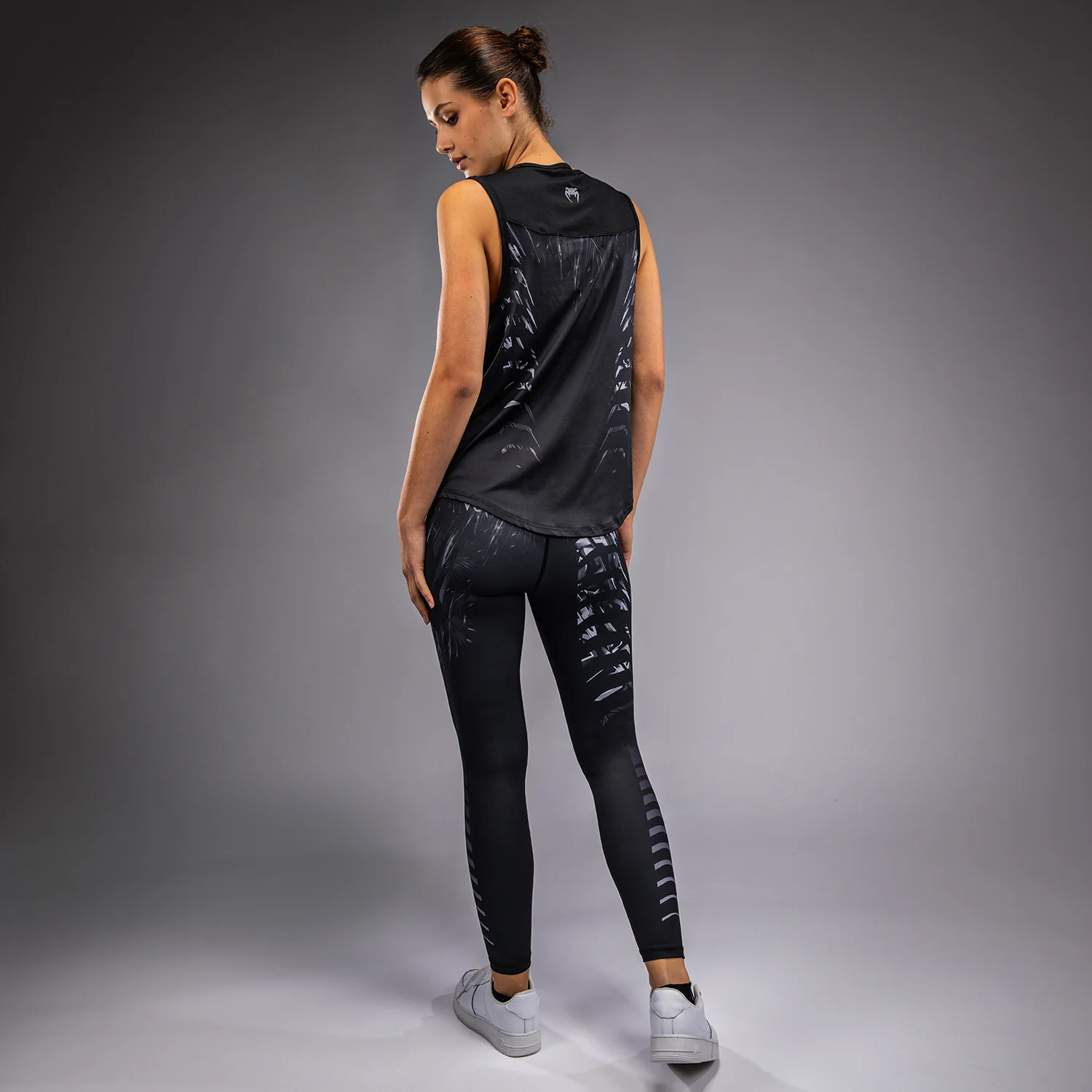 Venum Tiger Women's Tank Top - Black/Silver - Image 4