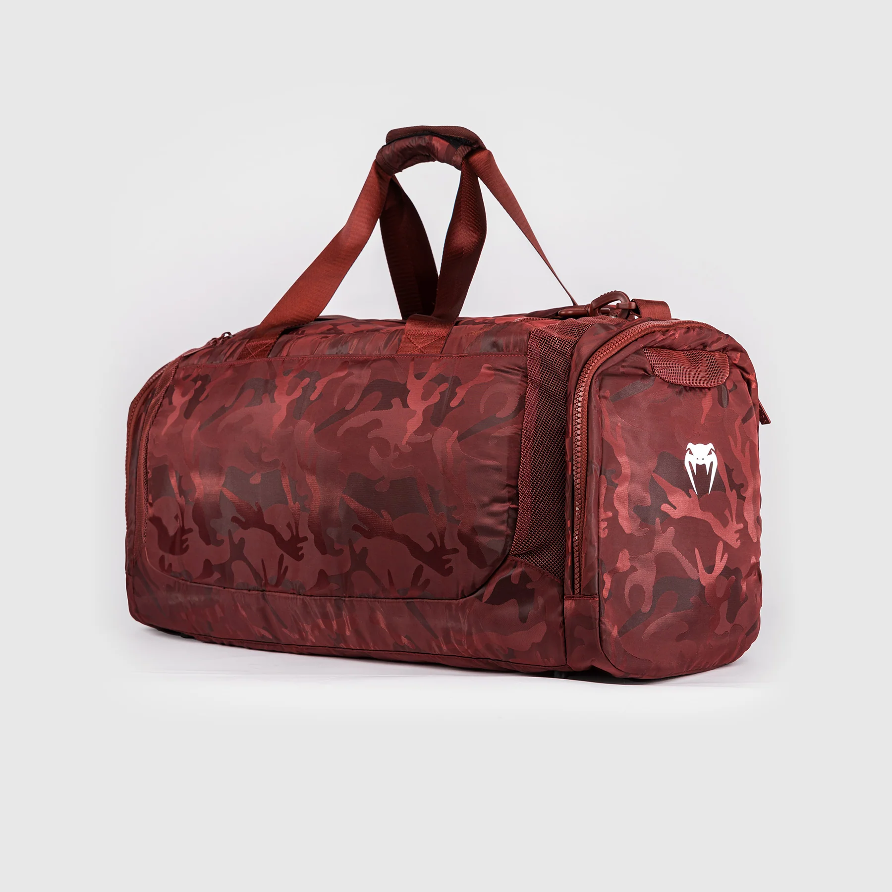 Venum Trainer Lite Sports Bag (48L) - Camo/Burgundy - Image 4