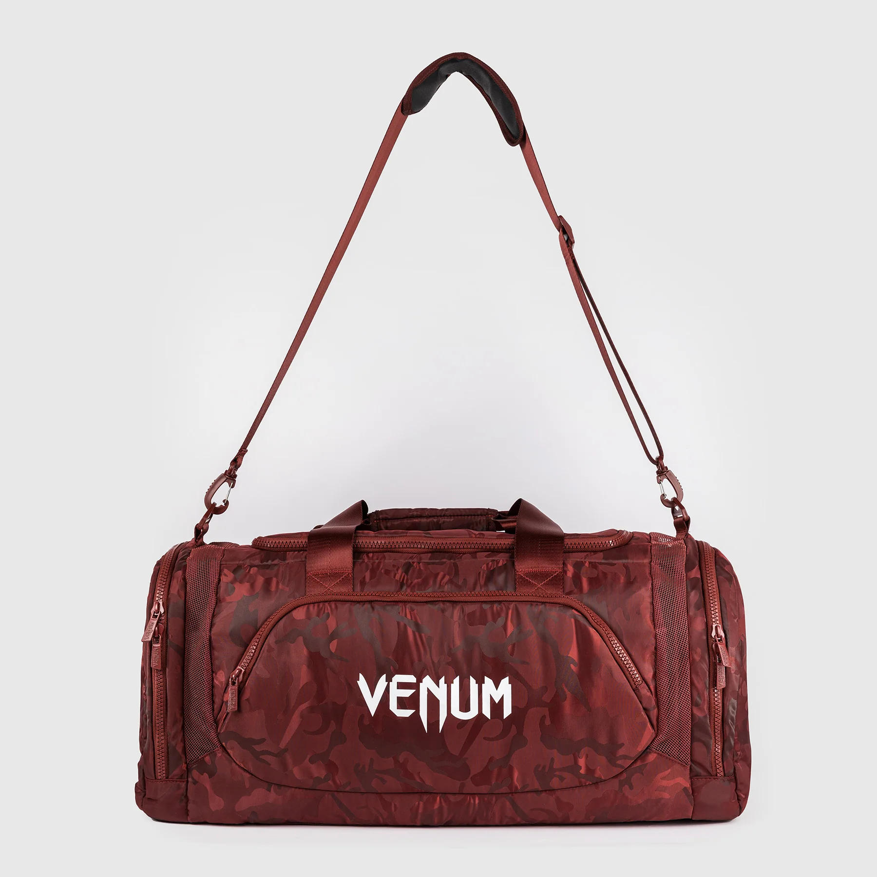 Venum Trainer Lite Sports Bag (48L) - Camo/Burgundy - Image 9