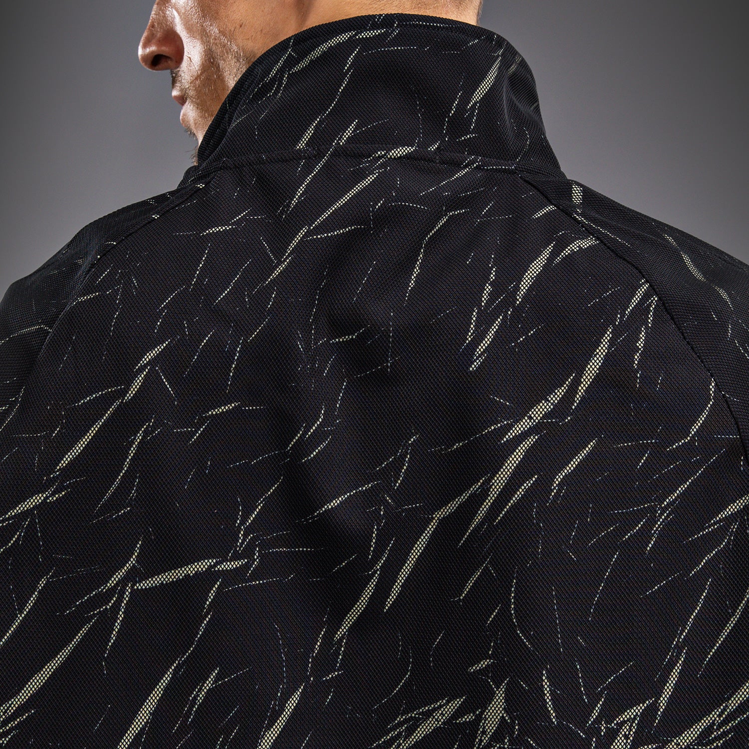 Venum Trooper Men's Half-Zip Jacket - Black/Stone Sand - Image 6