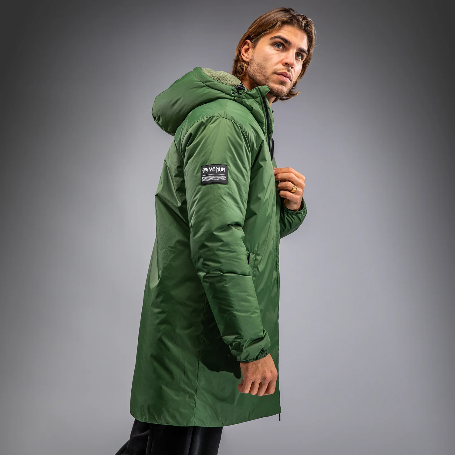 Venum Urban Guard Parka Jacket - Forest Green - Image 3