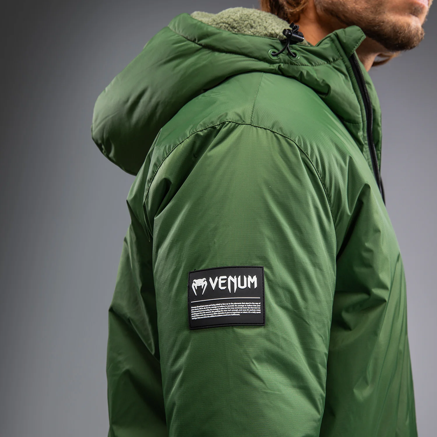 Venum Urban Guard Parka Jacket - Forest Green - Image 5